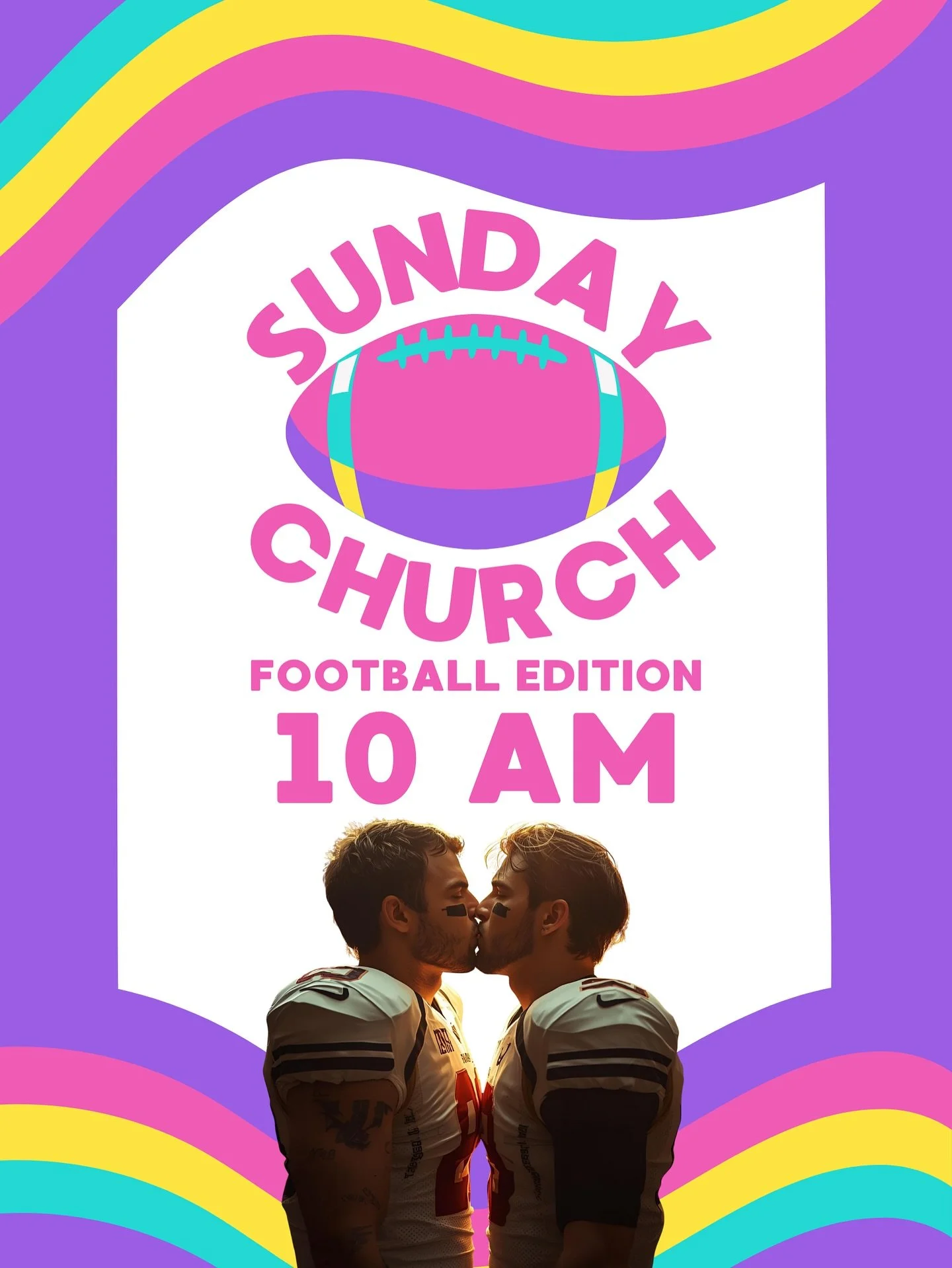 SUNDAY SERVICE but make it HOT 🥵

TOMORROW 10/12

🏈 Sunday Church: Football Edition starts 10 AM with Bartender Eleven!
💦 Seahawks vs Jaguars &mdash; grab a drink and let&rsquo;s get sweaty 🙏😏 🏳️&zwj;🌈