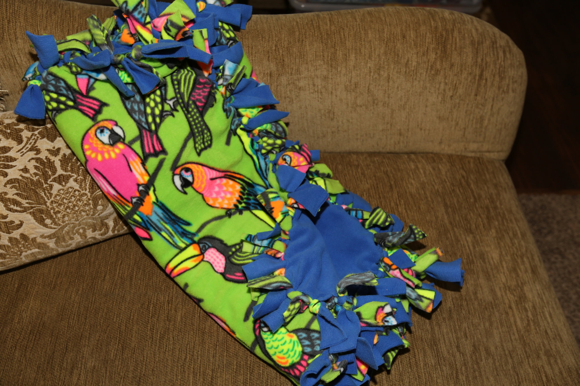 Hand-Made Fleece Blanket SQAO220