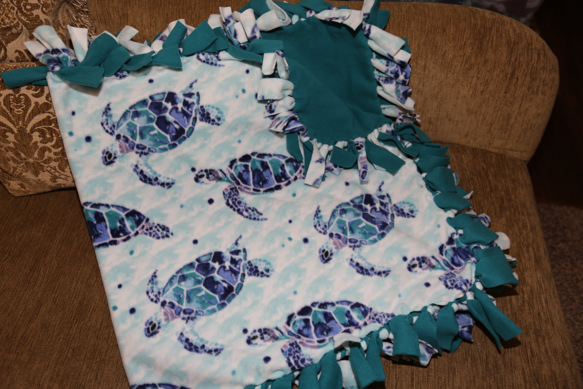 Hand-Made Fleece Blanket SQAO248