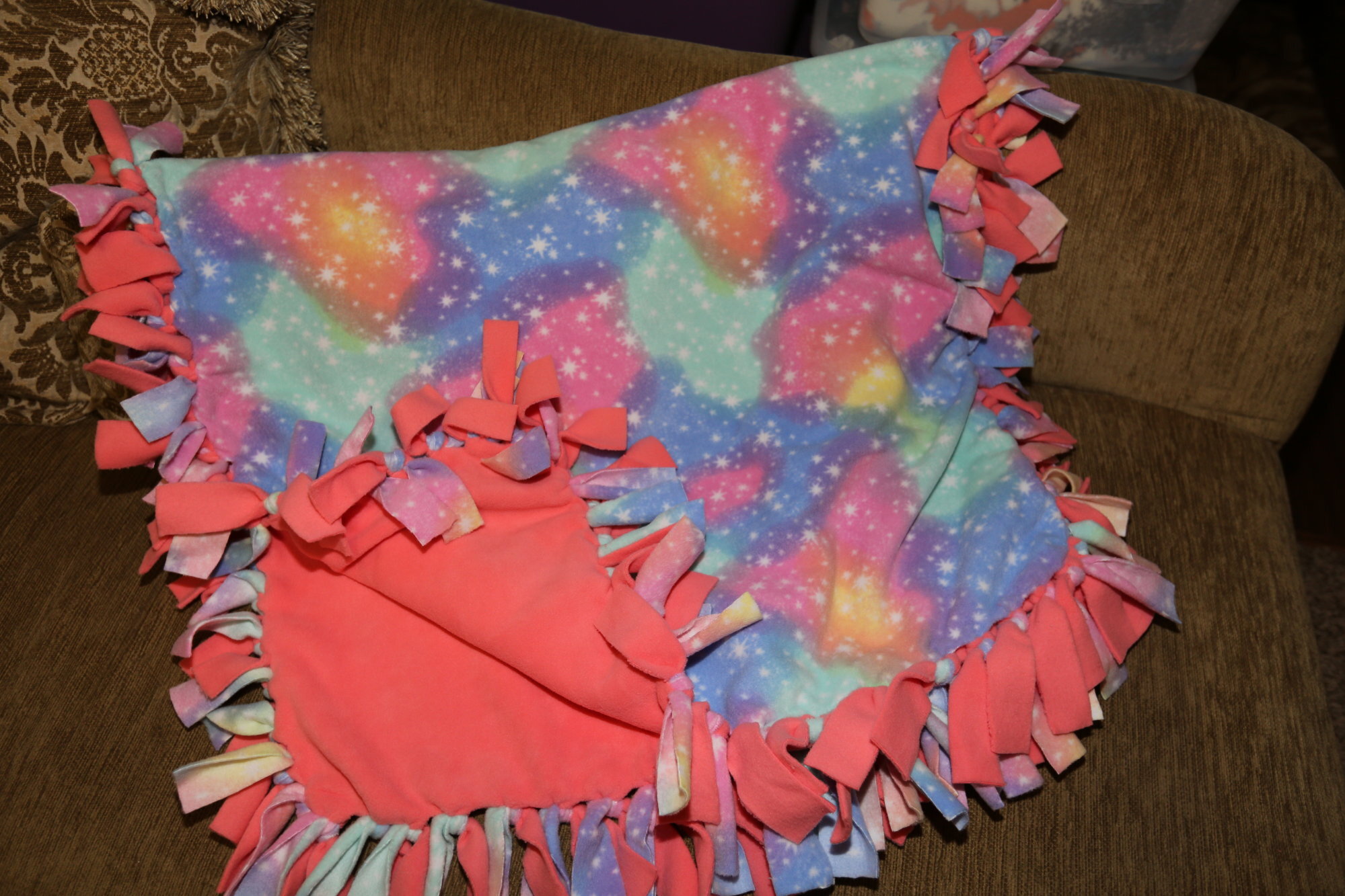 Hand-Made Fleece Blanket SQAO252