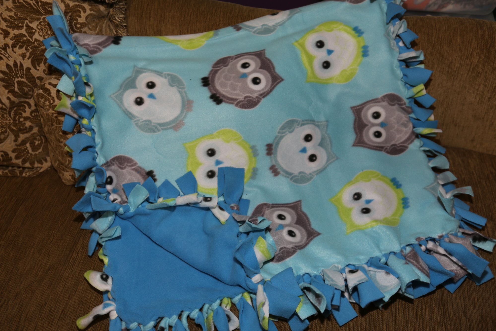Hand-Made Fleece Blanket SQAO301