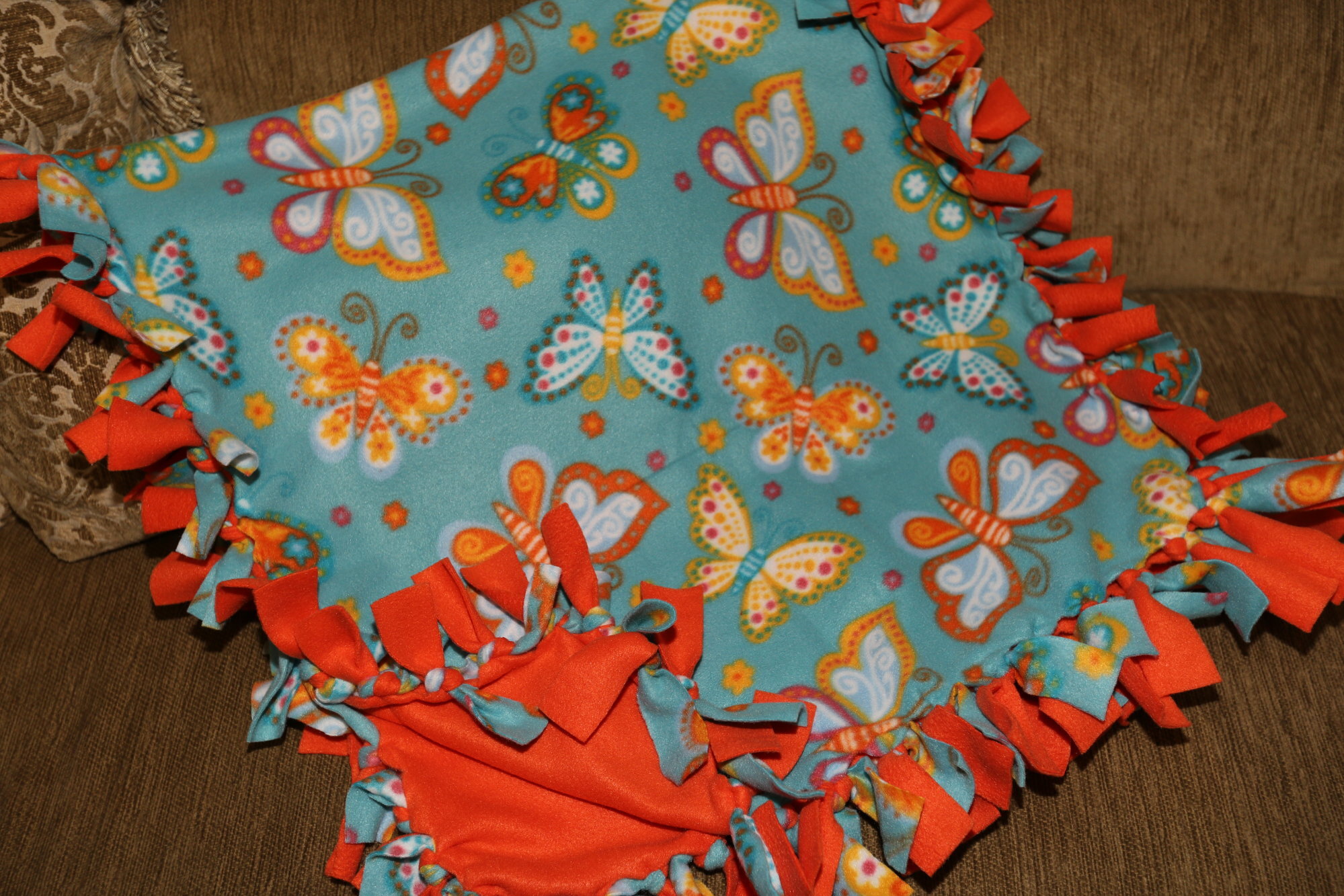 Hand-Made Fleece Blanket SQAO313