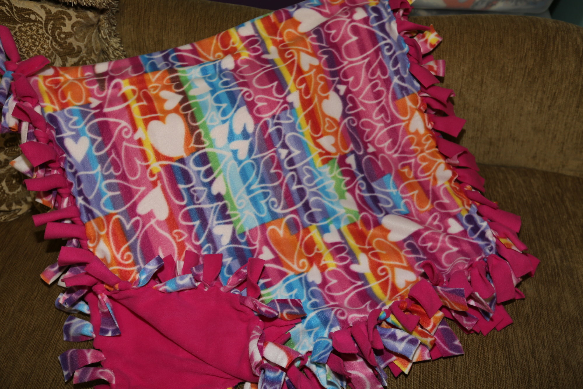 Hand-Made Fleece Blanket SQAO317