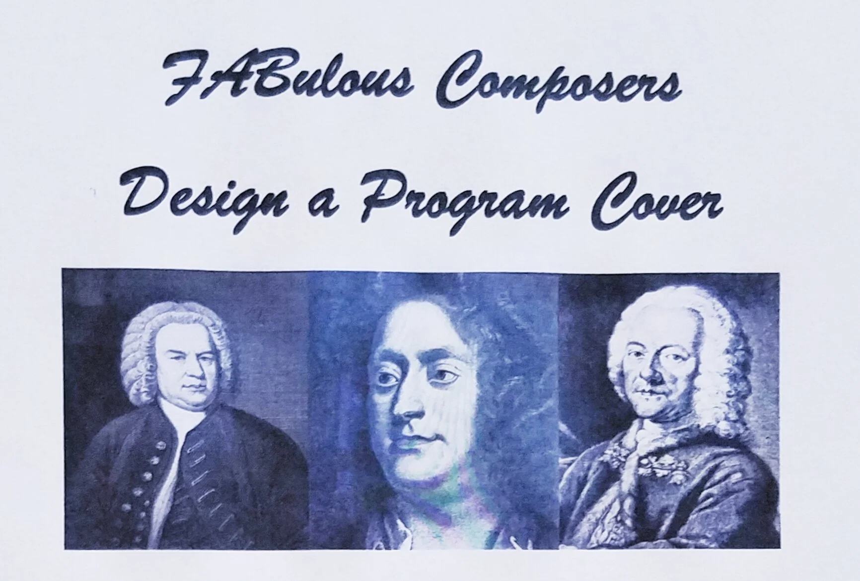 Enter our FABulous Design a Program Cover Competition!
