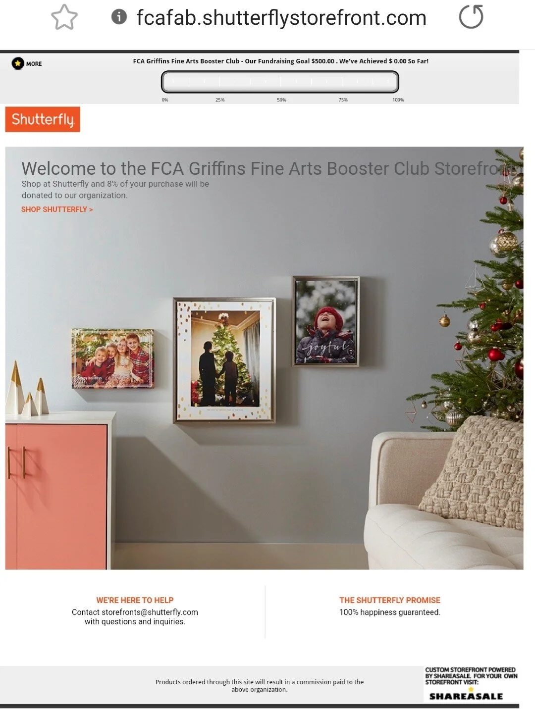 FAB Launches Fundraising Partnership With Shutterfly!