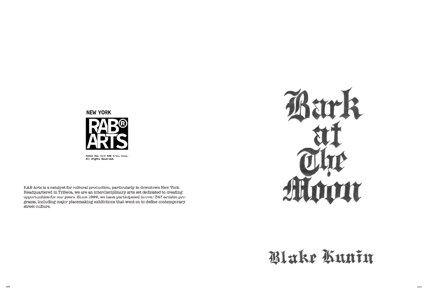 Bark at The Moon by Blake Kunin — Blake Kunin