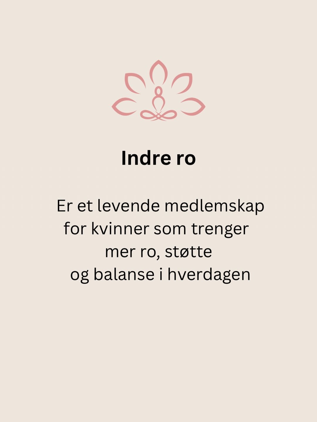Jeg har brukt det siste &aring;ret p&aring; &aring; skape noe som f&oslash;les ekte, b&aelig;rekraftig og meningsfullt 💛

Ikke enda et medlemskap med hundrevis av videoer hvor man blir sittende alene og ikke helt vet hvor man skal starte.

Men et le