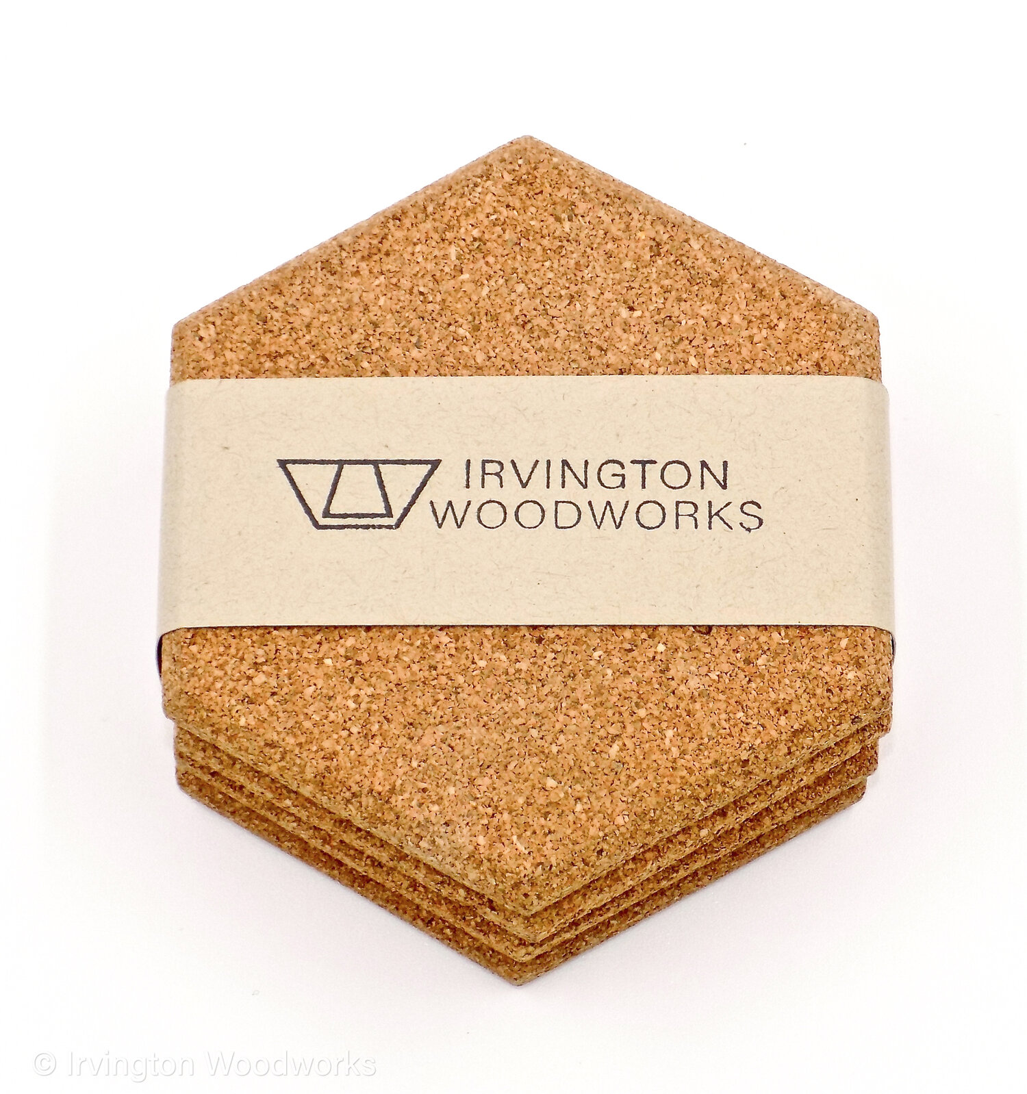 CORK COASTER — Irvington Woodworks