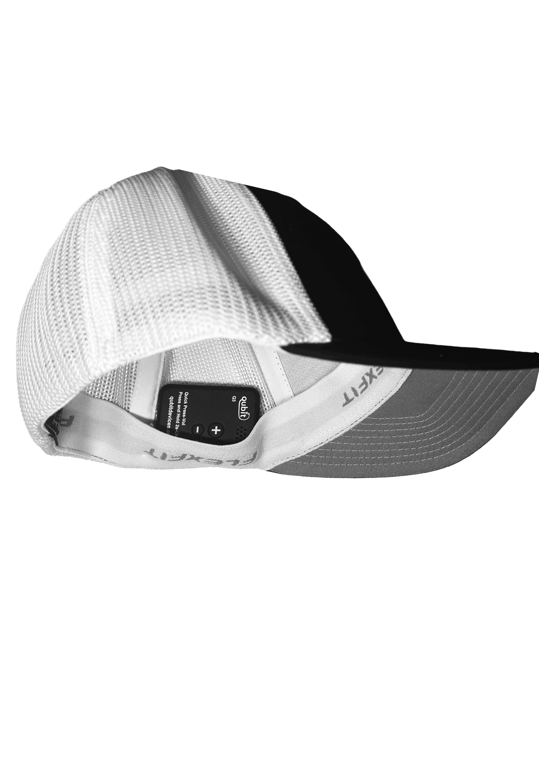 Qubit coach to pitcher coach to catcher one way communication, baseball softball. Earpiece electronic pitch calling system. Pitchcom pitcher hat, Pitchcomm, coach to pitcher comm