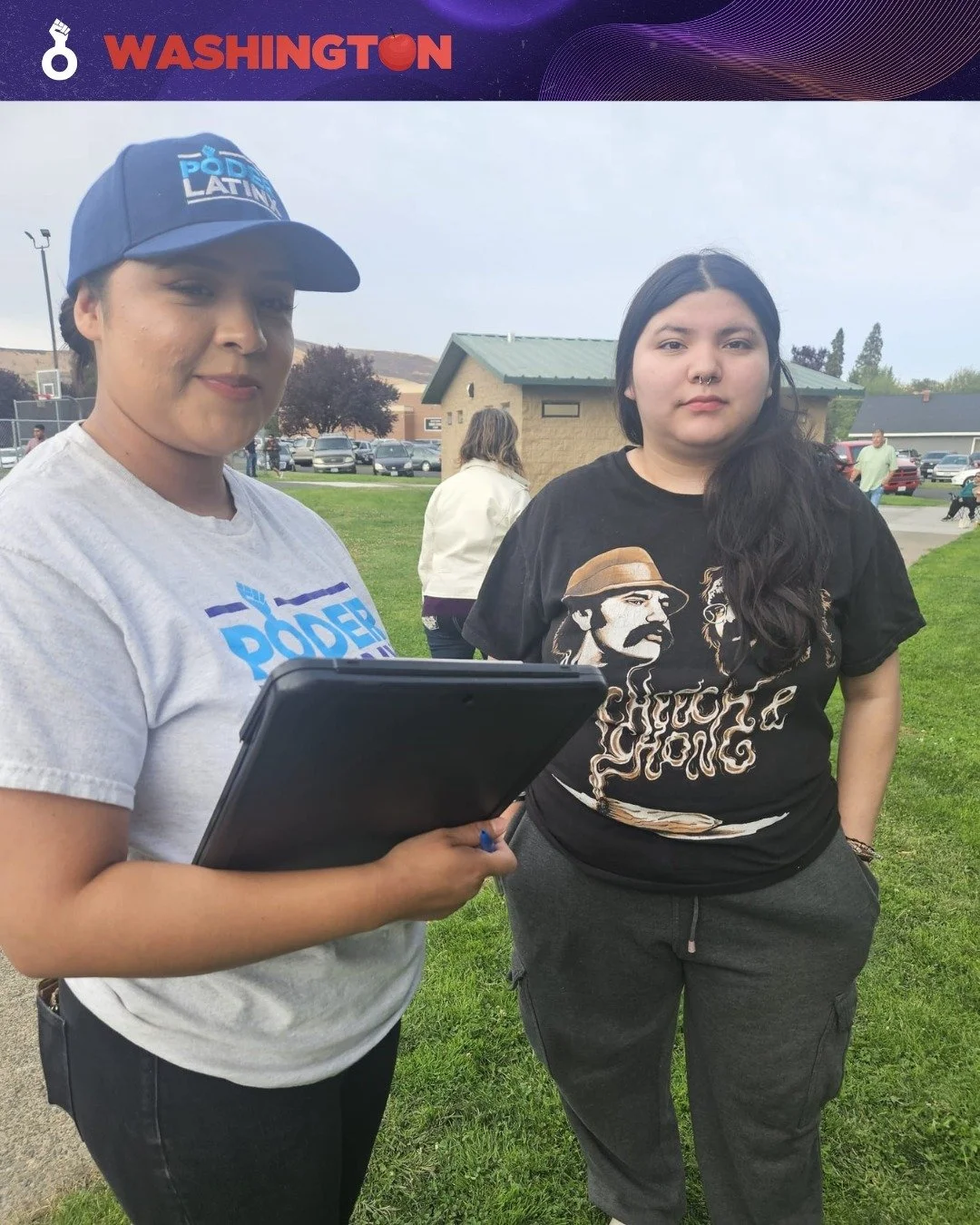 We had an amazing time celebrating Mexican Independence Day with the Yakima community! 🎉 Big thanks to Explosion Musical for the great vibes and our dedicated #PoderLatinx WA canvasser for registering new voters! 🗳️ Visit poderlatinx.org/vote #WAst