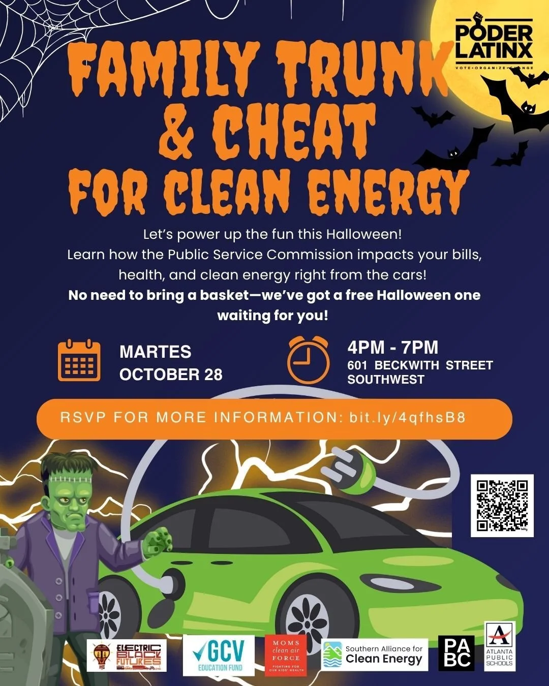 🎃 Let&rsquo;s power up the fun this Halloween! ⚡️
Learn how the Public Service Commission impacts your bills, health, and clean energy&mdash;all from the comfort of your car! 🚗💡
No need to bring a basket&mdash;we&rsquo;ve got a FREE Halloween one 