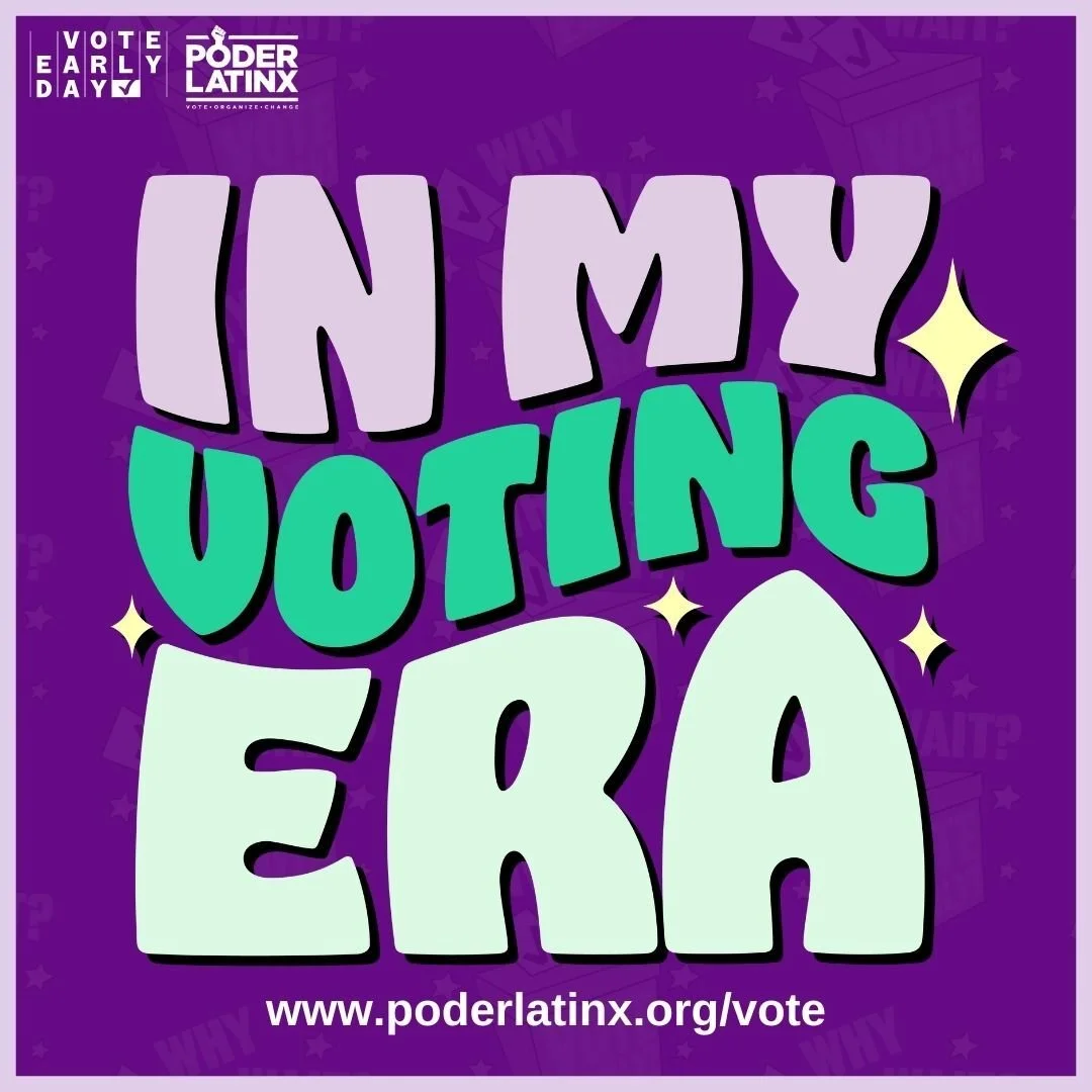 Let’s get out and celebrate, America 🙌 It’s finally #VoteEarlyDay! Still need some help so you’re #VoteReady? #PoderLatinx and our friends at #VoteEarlyDay have you covered!
☑️ Head to voteearlyday.org 
☑️ Find out when and where y