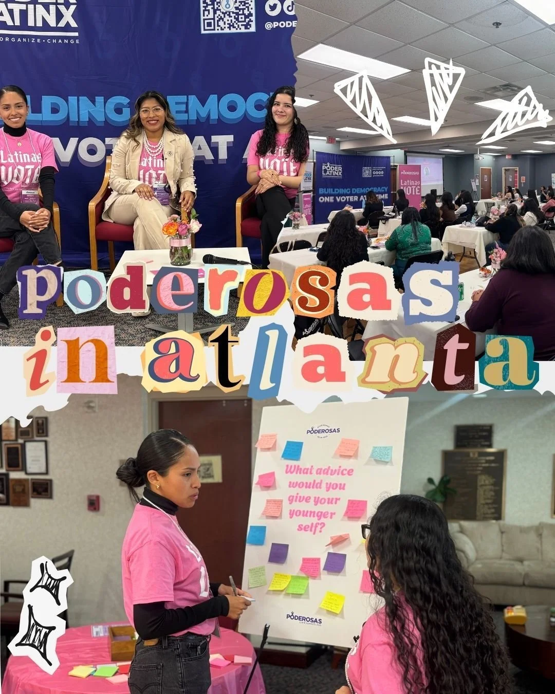 💫 Georgia Poderosas State Summit highlights! From powerful conversations to unforgettable connections, we loved seeing Latinas leading the way. 🌟

A huge thank you to our partners, sponsors, and funders for making these summits possible and helping