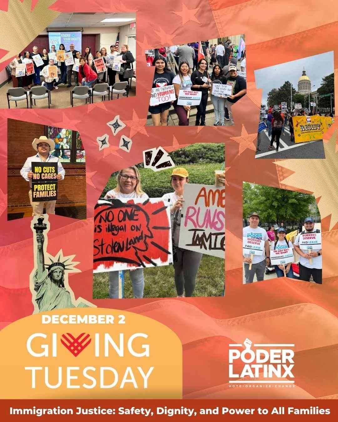 🤝 This Giving Tuesday, stand with families seeking safety and dignity. Your contribution supports programs that protect immigrant rights and empower families to thrive.
Donate now: bit.ly/PLXGivingTuesday