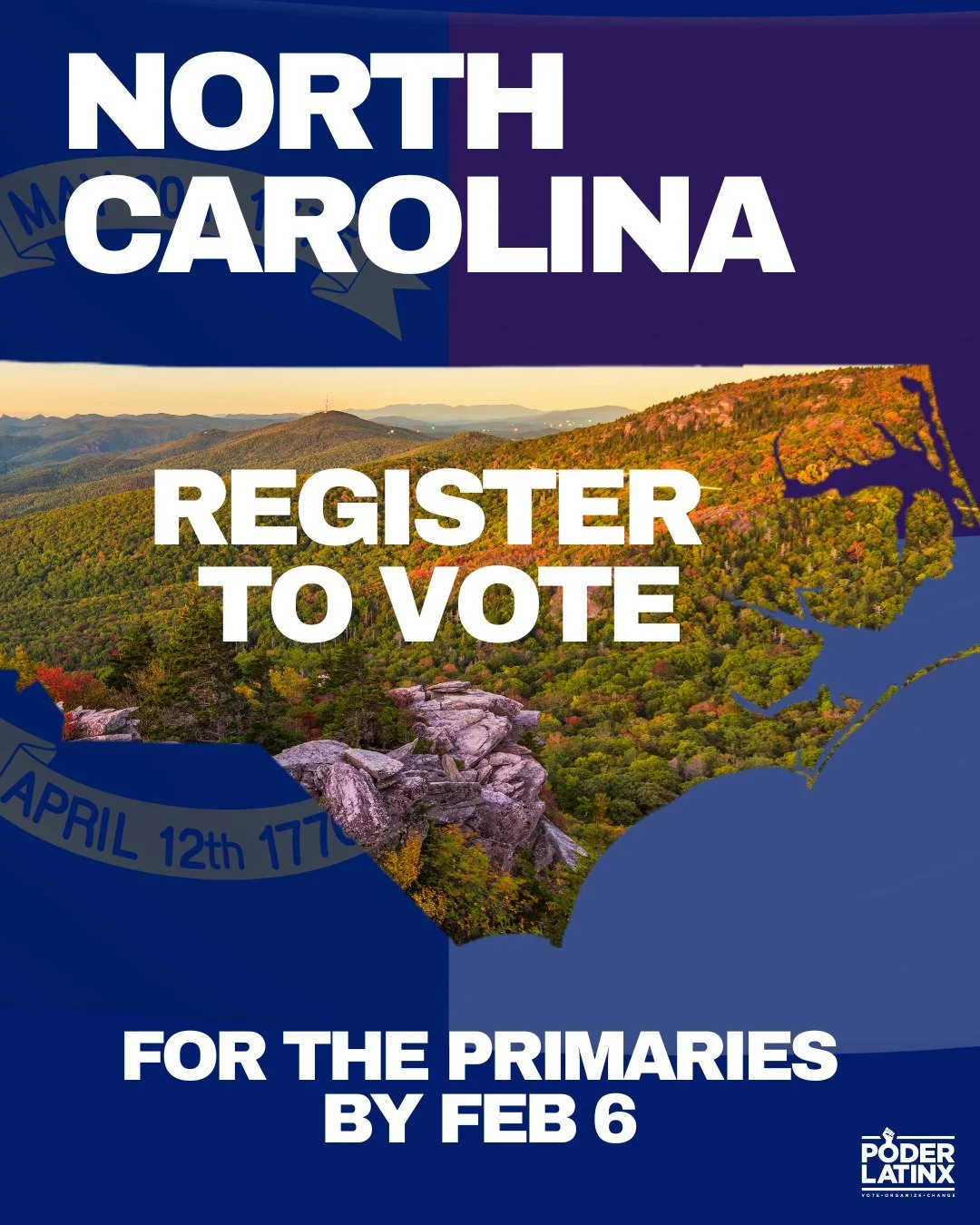 🗳️ Your voice matters! Register to vote in North Carolina by February 6. Be ready to make an impact in your community!

🗳️ &iexcl;Tu voz importa! Reg&iacute;strate para votar en Carolina del Norte antes del 6 de febrero. &iexcl;Prep&aacute;rate par