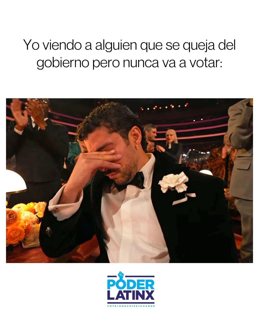 El &uacute;nico premio que realmente importa: el registro de votantes 🏆🗳️ #Grammys #PoderLatinx

Photo credit: Getty Images and The Recording Academy (GRAMMY Awards)