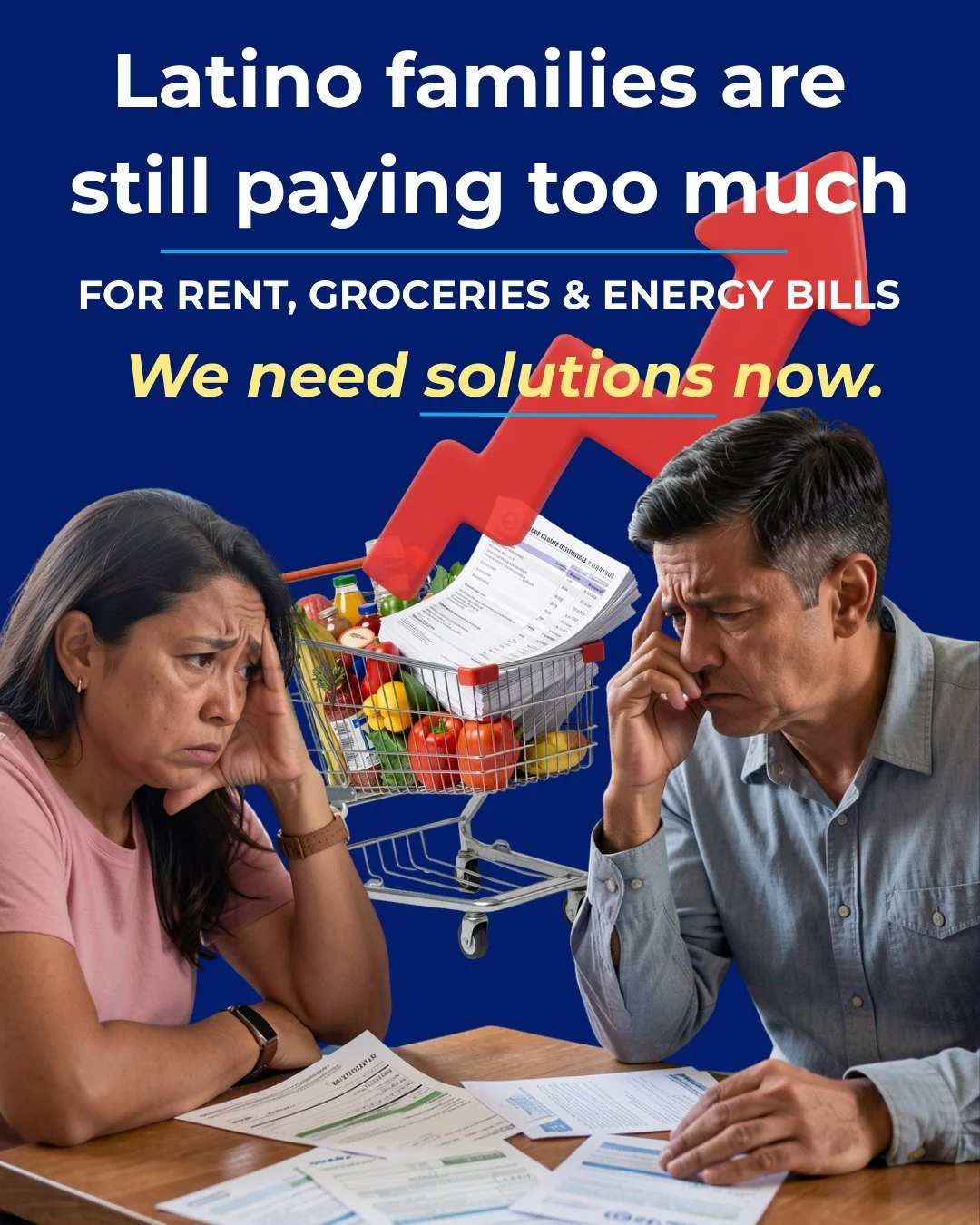 Latino families are feeling the pressure sky-high rent, rising grocery prices, and energy bills that won&rsquo;t stop climbing. We can&rsquo;t afford to sit this one out.

After the State of the Union, one thing is clear: what happens next depends on