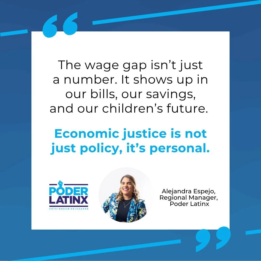 Women&rsquo;s Equal Pay Day continues to remind us that women, especially Latinas, still work longer to earn what men did last year. For many women like Alejandra Espejo, Regional Manager at Poder Latinx, the wage gap is personal.

From rising energy