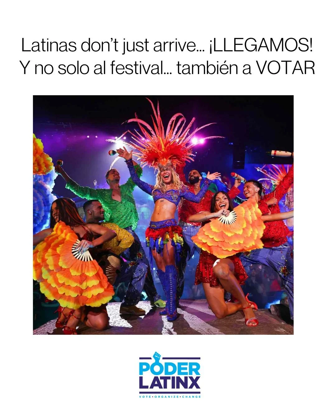 Latina power is civic power ⚡

Our voices carry generations of strength and our votes shape what comes next!

Tag a bestie below to remind them to get vote ready for this year&rsquo;s elections ⬇️ 🗳️ 

Get vote ready: poderlatinx.org/vote

#PoderLat