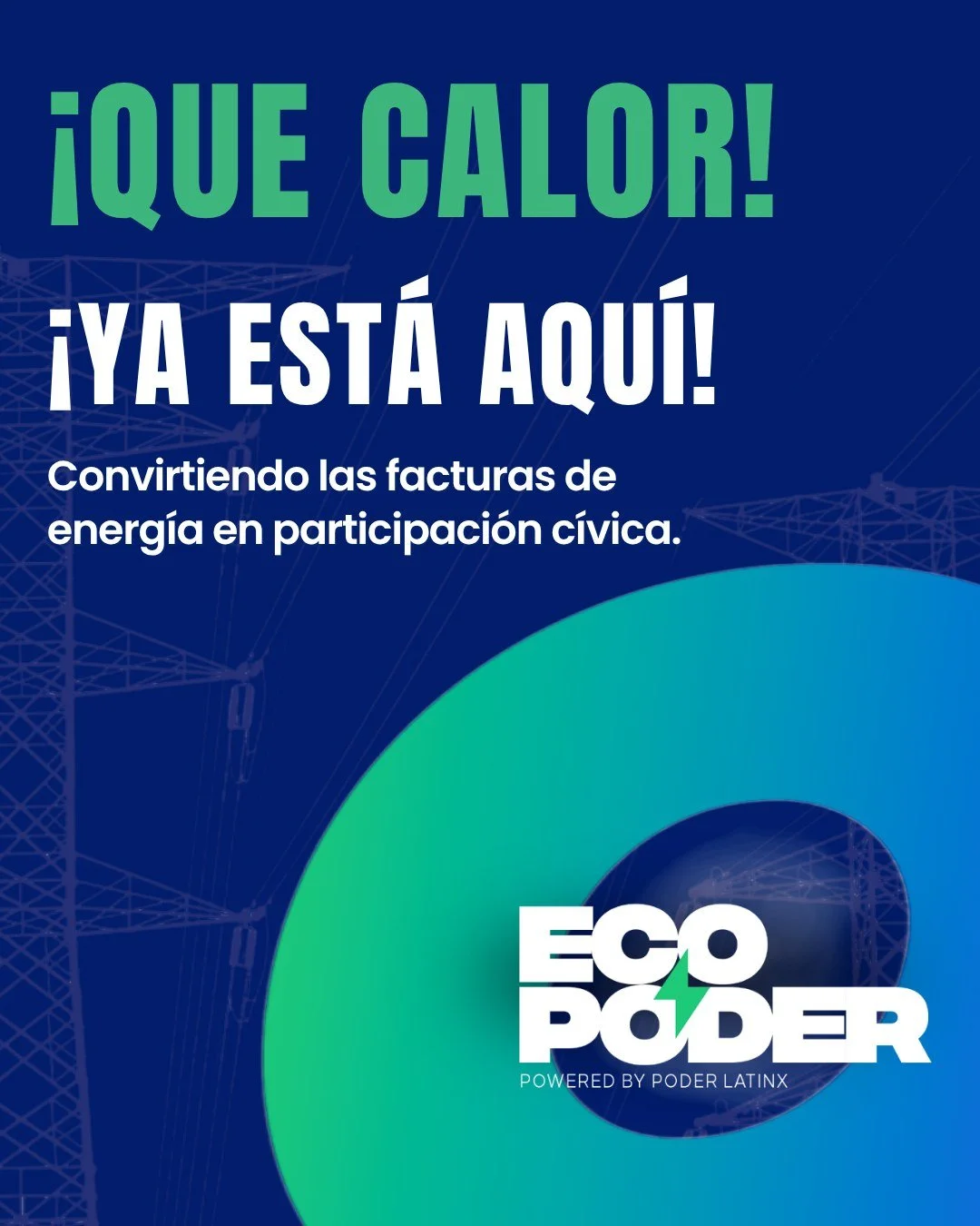 🌎 &iexcl;El D&iacute;a de la Tierra est&aacute; aqu&iacute;!

El aumento de las temperaturas est&aacute; elevando los costos de energ&iacute;a, y nuestras comunidades lo est&aacute;n sintiendo. One Hot Summer / &iexcl;Qu&eacute; Calor! es sobre unir
