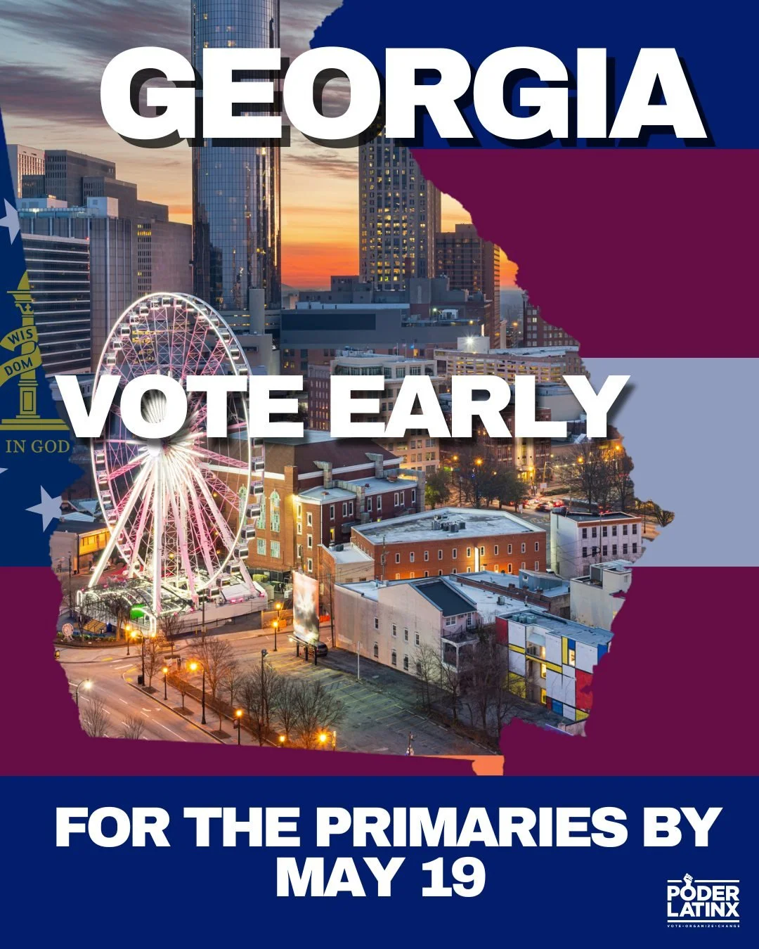 Georgia, it&rsquo;s go time 🗳️ Early voting starts now! Your voice, your vote, your future. Make a plan, bring a friend, and head to the polls! 

Find a polling near you at poderlatinx.org/vote
--------
Georgia, lleg&oacute; la hora 🗳️ La votaci&oa