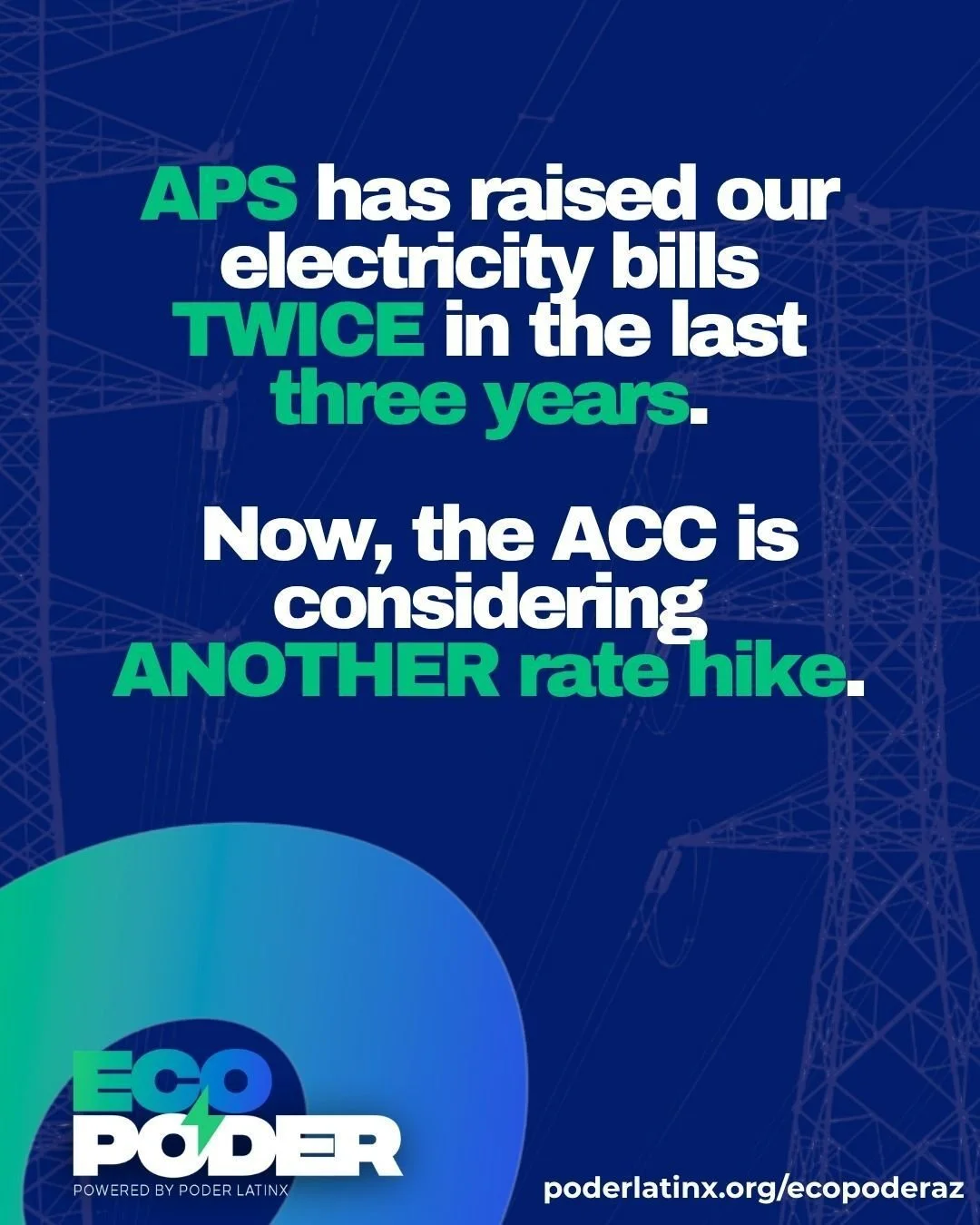🚨 Arizona families are paying the price.

The ACC is supposed to keep utilities affordable, reliable, and accountable, but our communities are still struggling with rising energy costs. We requested an additional public hearing at a time people can 