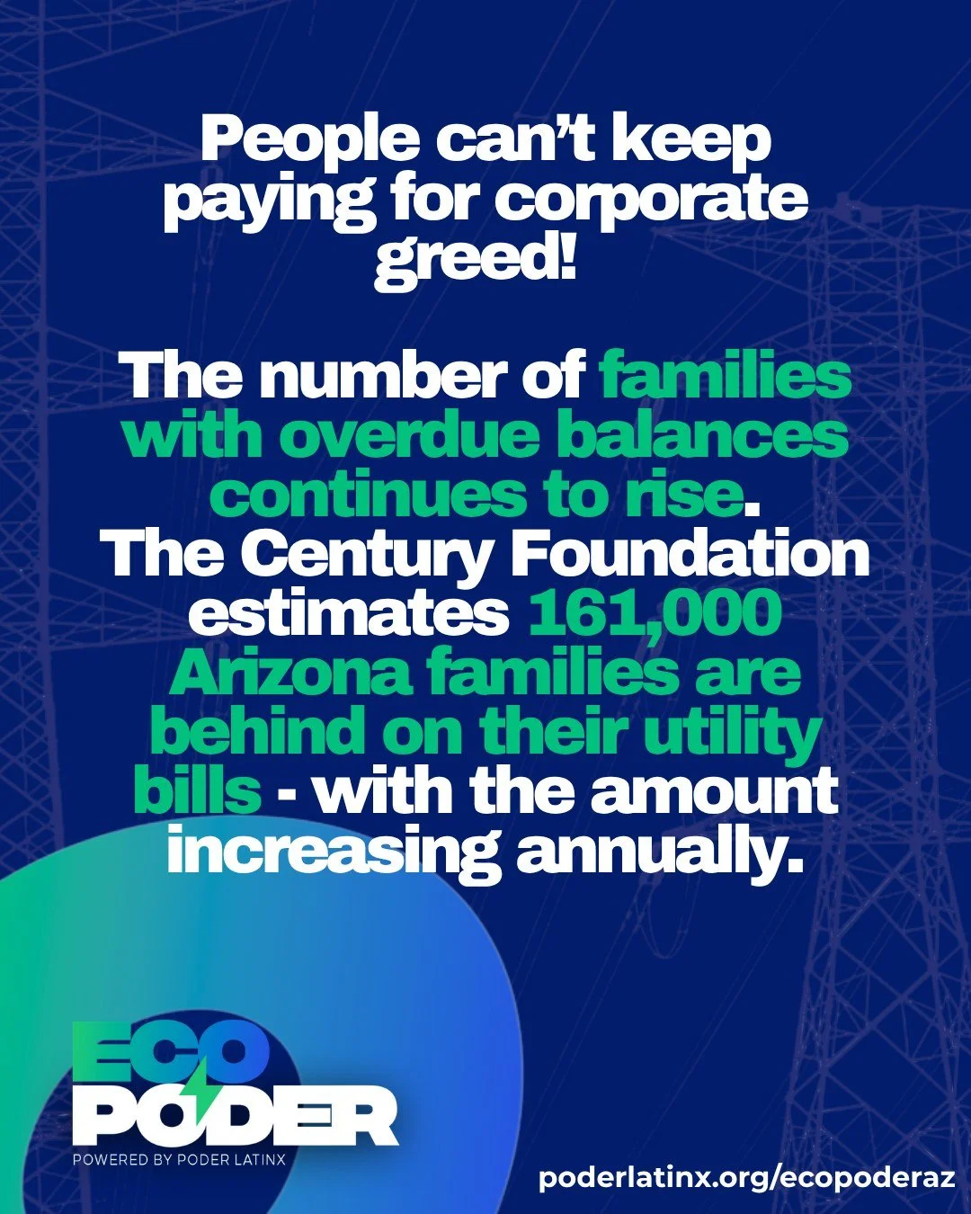 🚨 Arizona families are paying the price.

The ACC is supposed to keep utilities affordable, reliable, and accountable, but our communities are still struggling with rising energy costs. We requested an additional public hearing at a time people can 