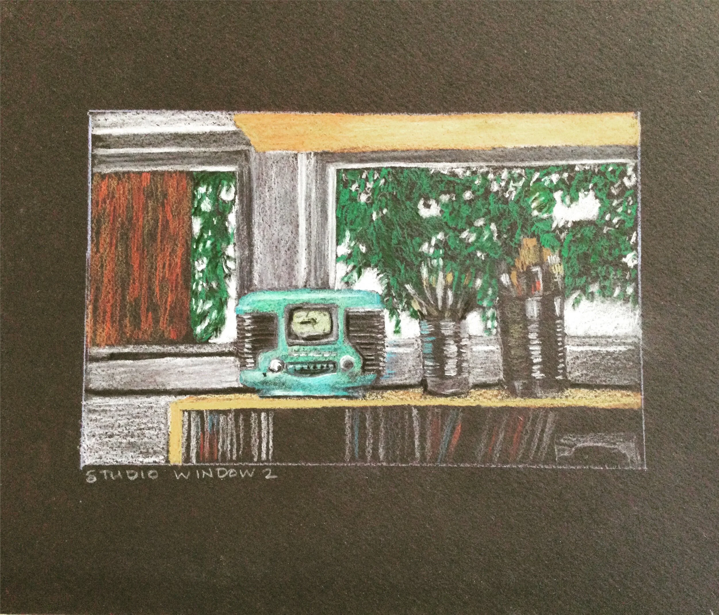 Studio Window 2  9x12”