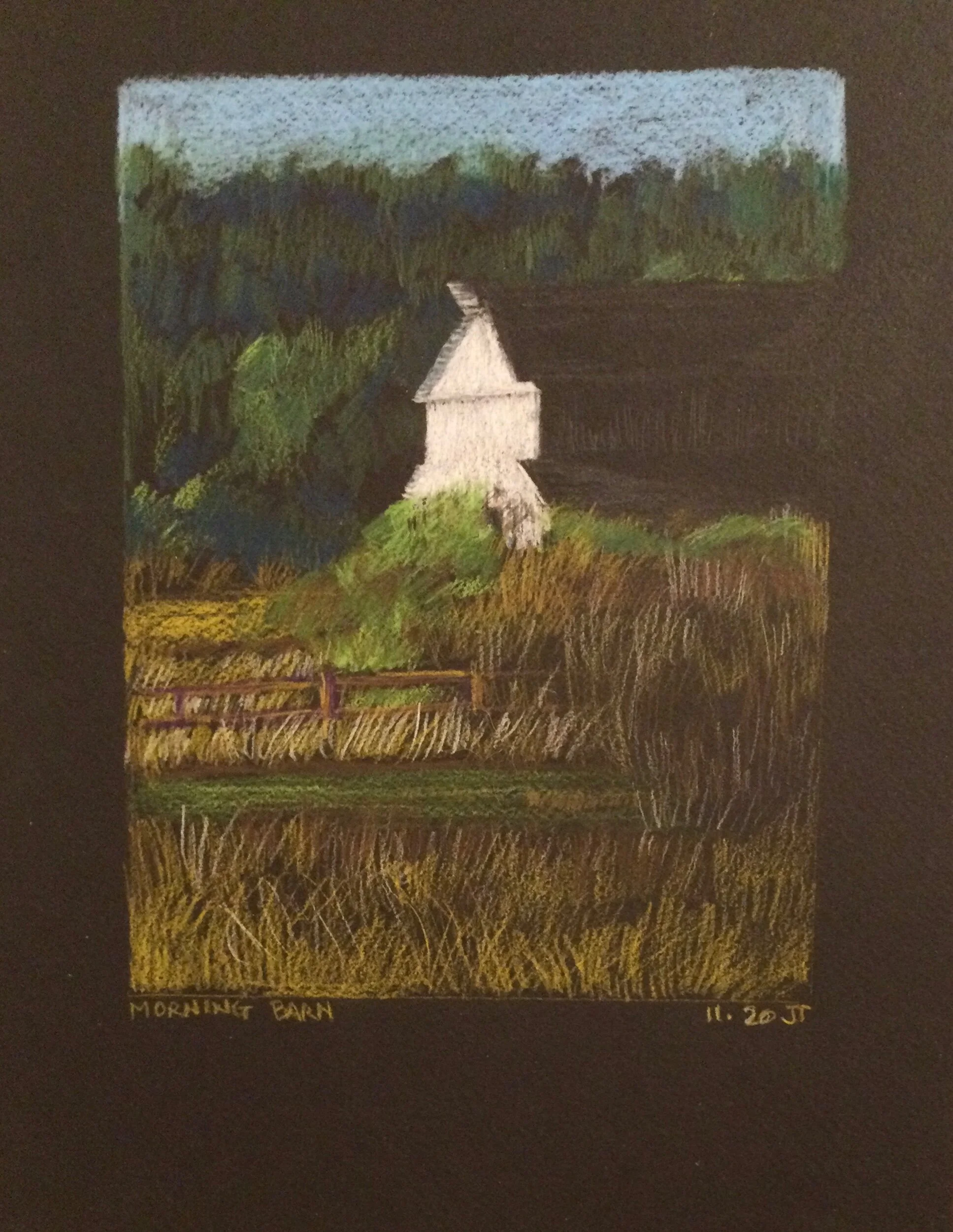 Morning/Barn 9x12”