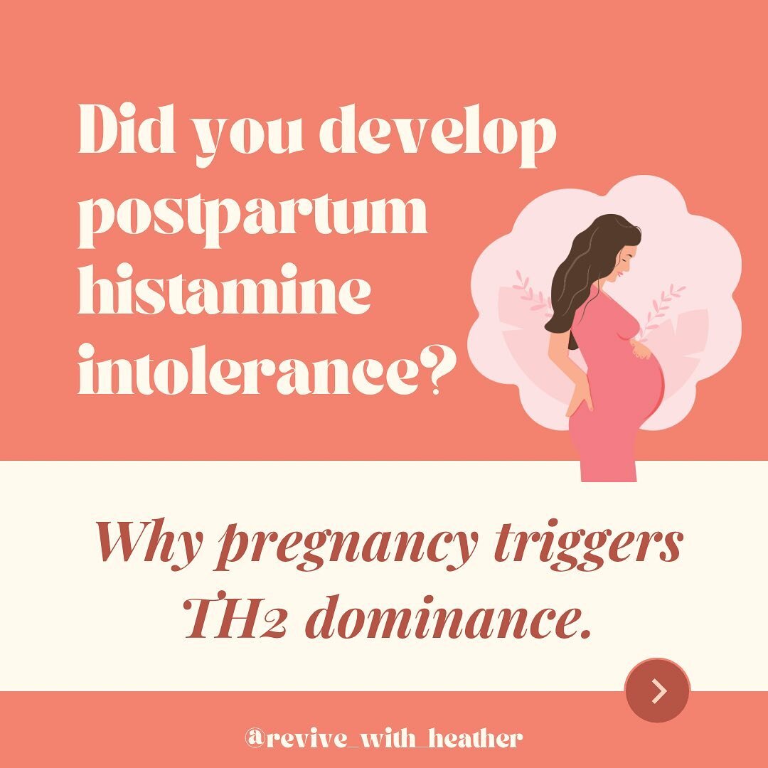 Pregnancy, Postpartum and TH2 dominance. 

After speaking to many women who develop histamine intolerance/MCAS after having children- especially multiple, I felt it was time to dedicate a post to this. 

Pregnancy brings on so many changes within a w