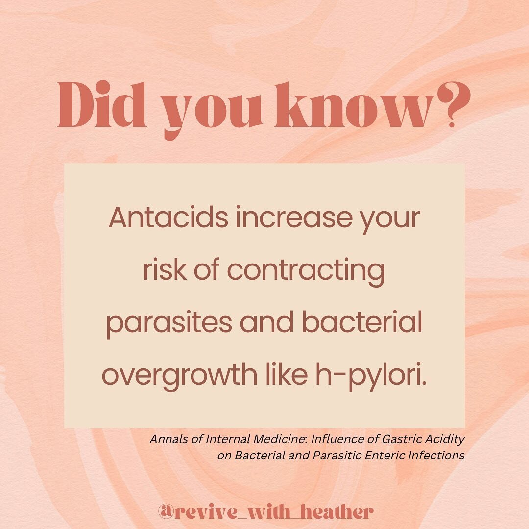 Antacids are one of those &quot;medicines&quot; that seems unassumingly harmless, yet is anything but. I remember popping these like candy when I had acid reflux thinking like most people, I had too much stomach acid and it was causing reflux. 

Did 