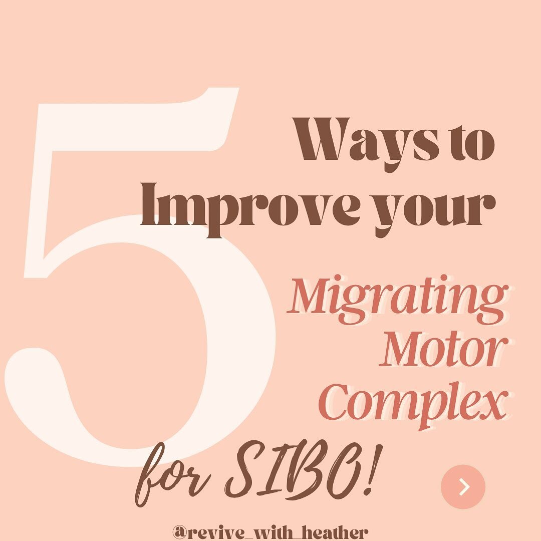 If you've been suffering with SIBO for some time, you've likely heard about your migrating motor complex and that it is not functioning how it should be. 

What is the MMC?

MMC is a pattern of electrical activity that takes place in the GI tract of 