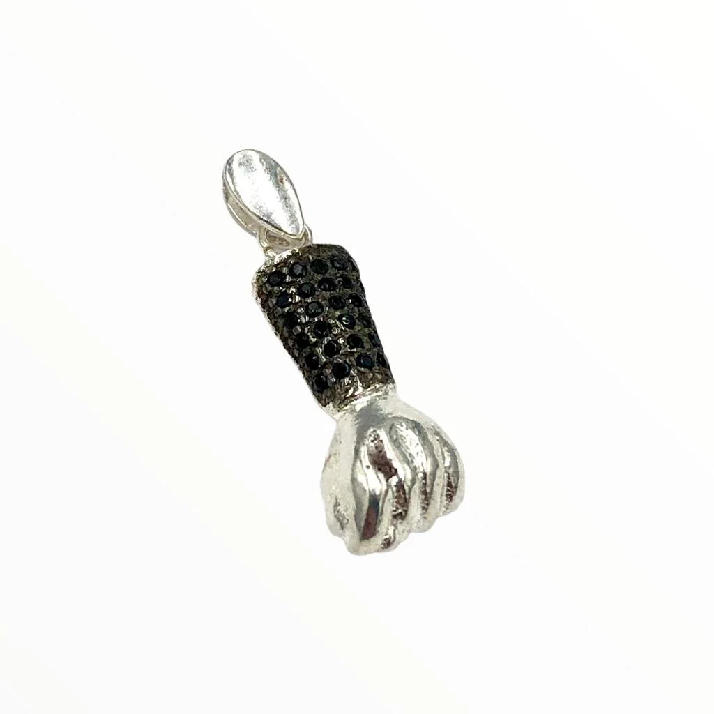 Black Figa Lucky Charm Pendant