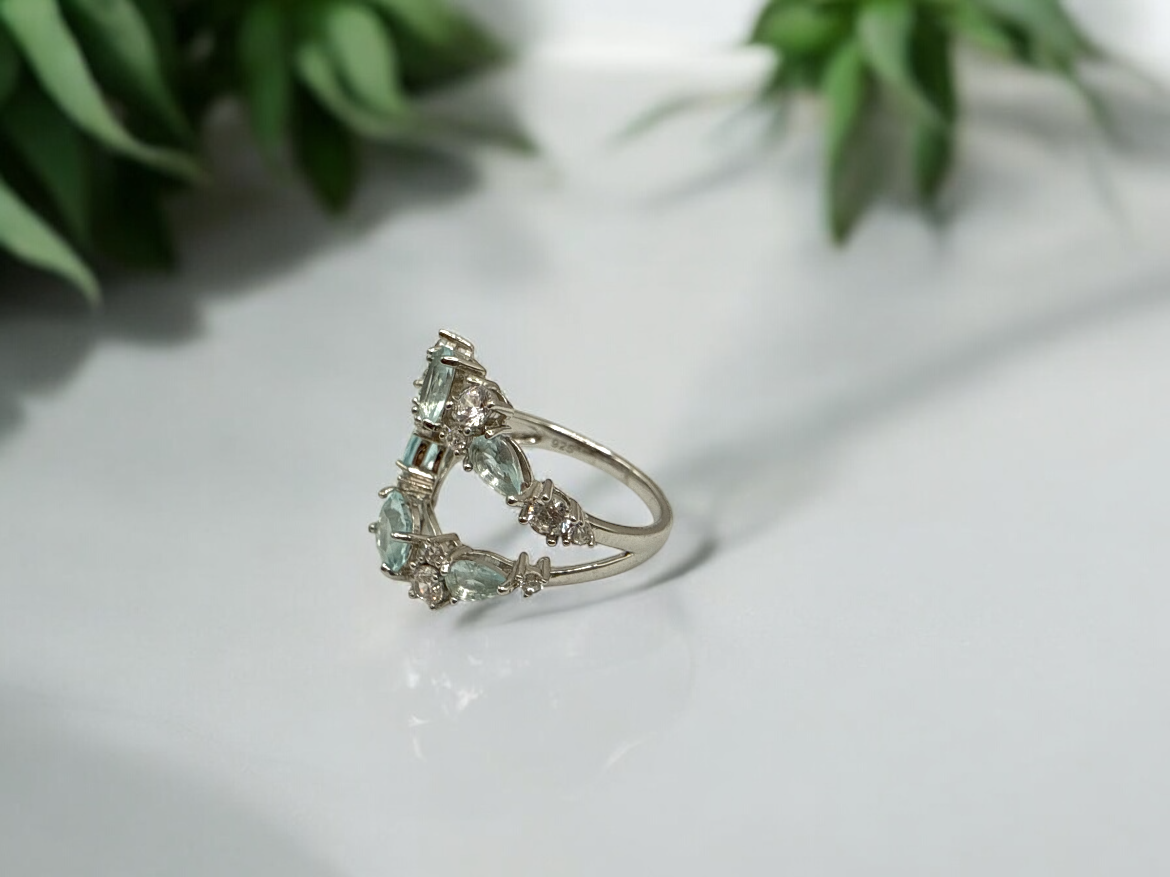 Aquamarine Fusion Halo Ring5.PNG