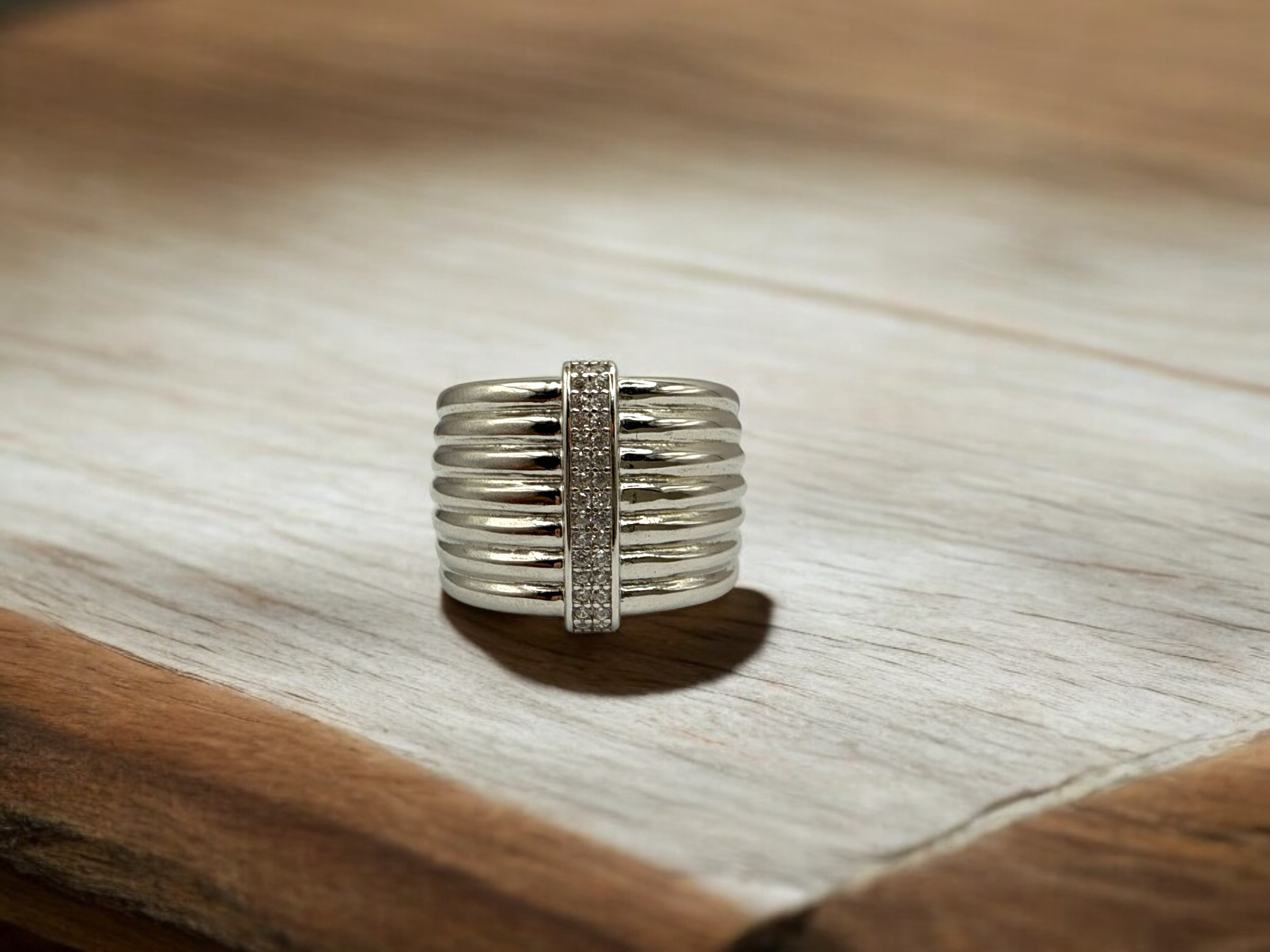 Radiant Stripe Ring