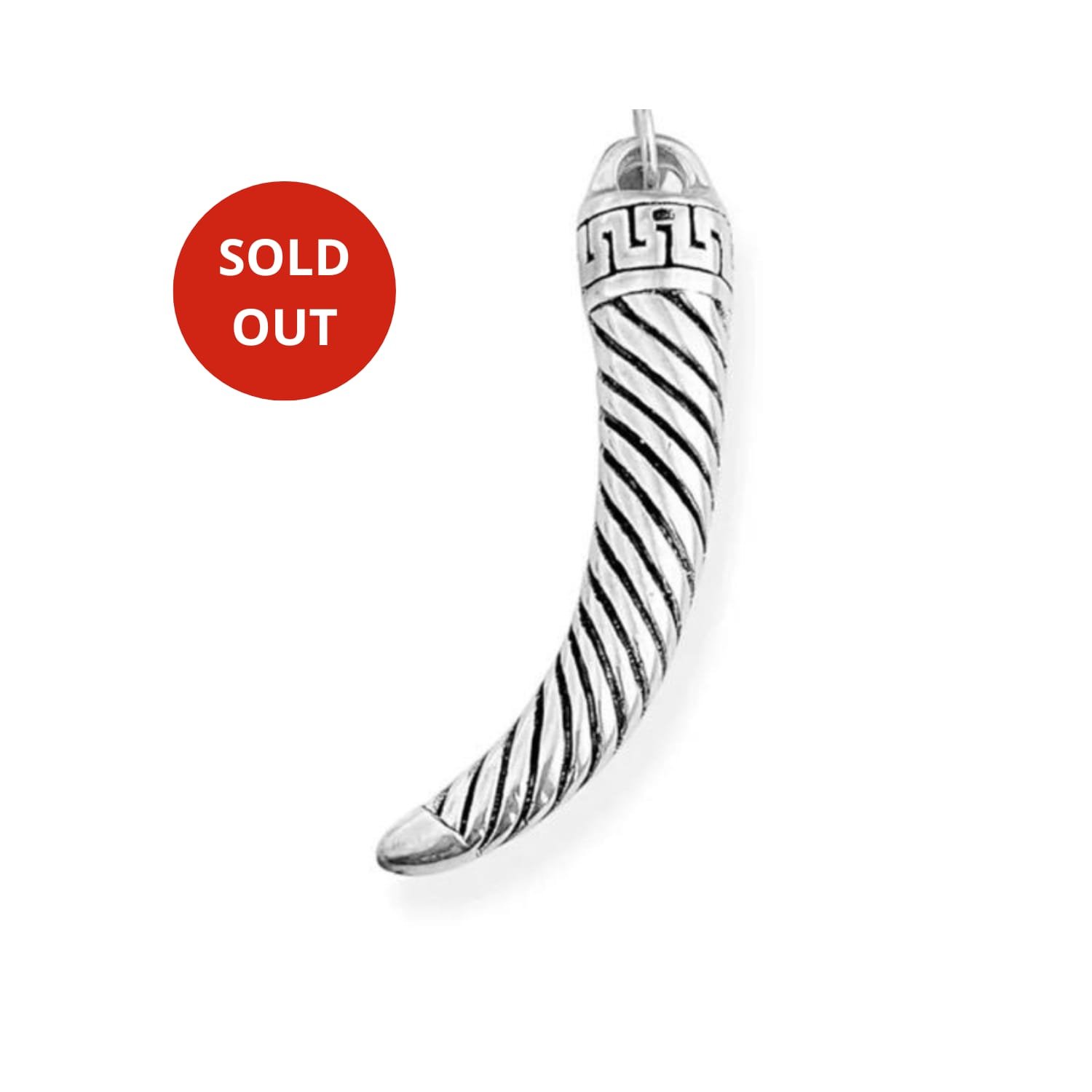 Tooth-Electroformed Shaped Pendant