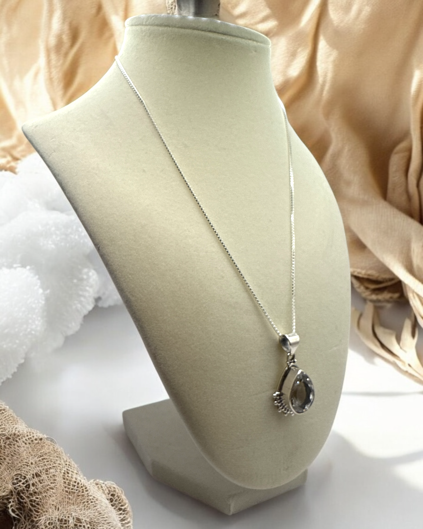 Boho Crystal Charm Necklace