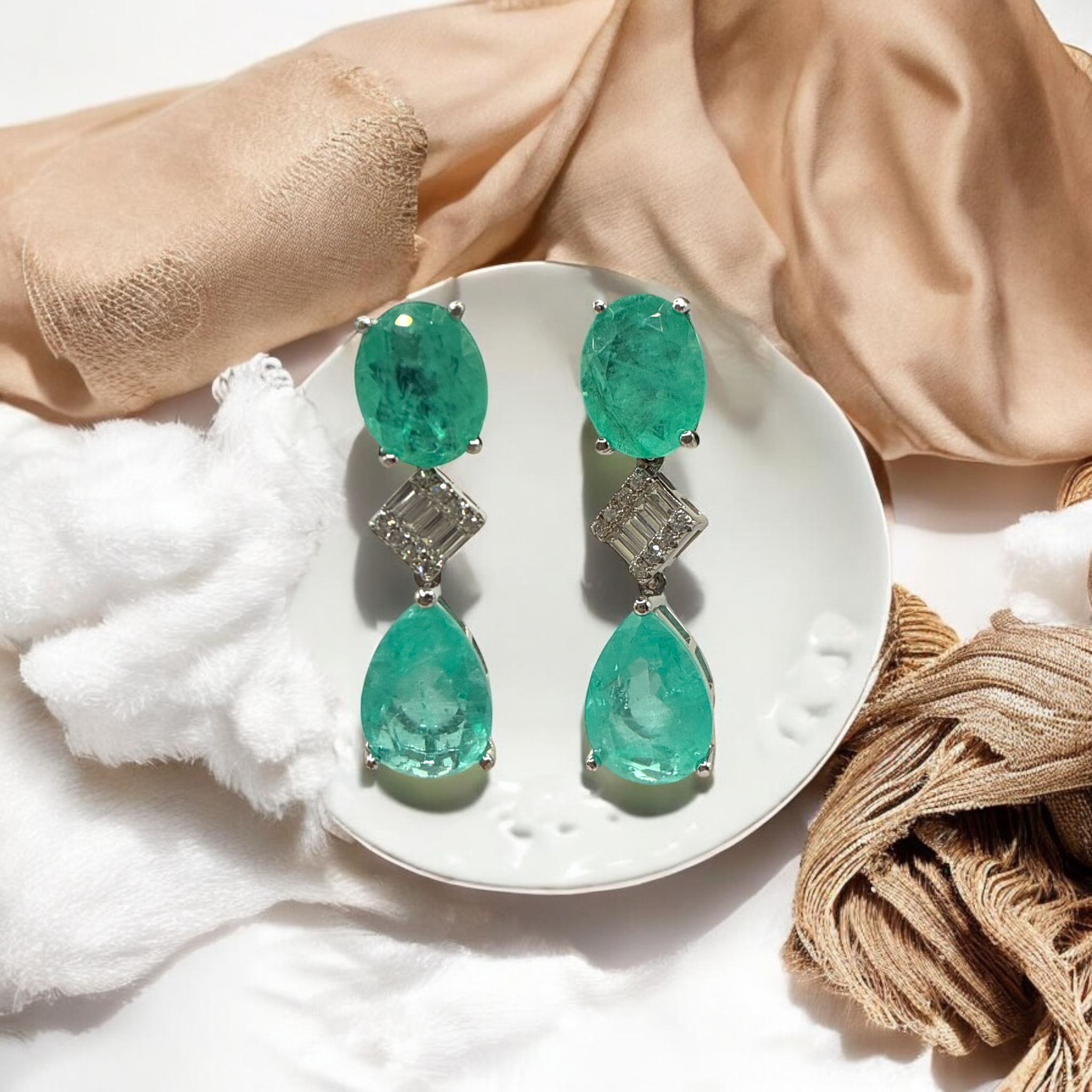 Parahyba Elegance Drops Earring set