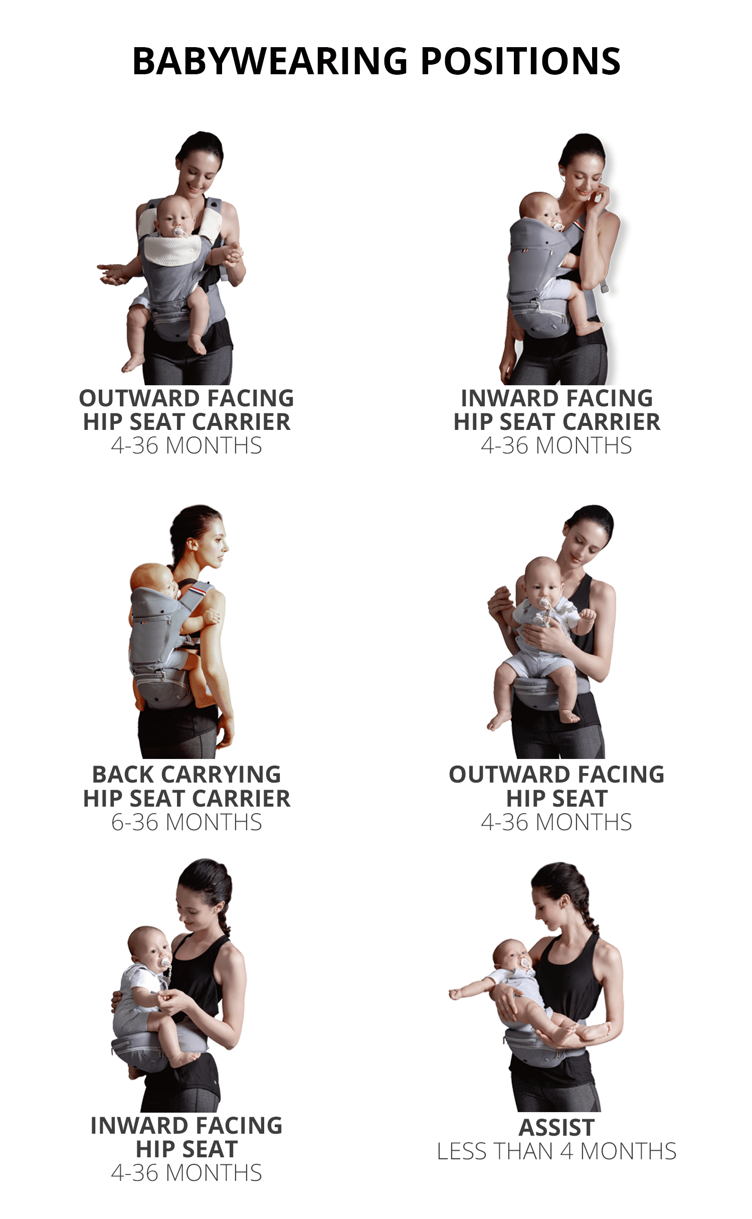 bebear foldable hipseat