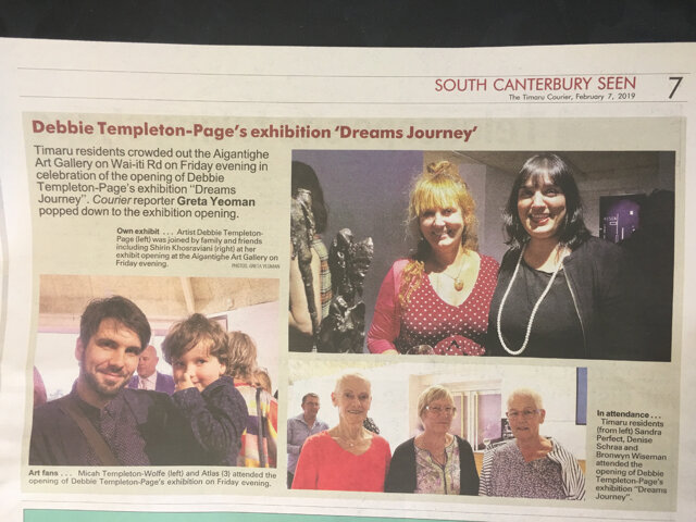 Debbie Templeton-Page ....exhibition at Aigantighe Art Gallery 1st Feb-2nd March