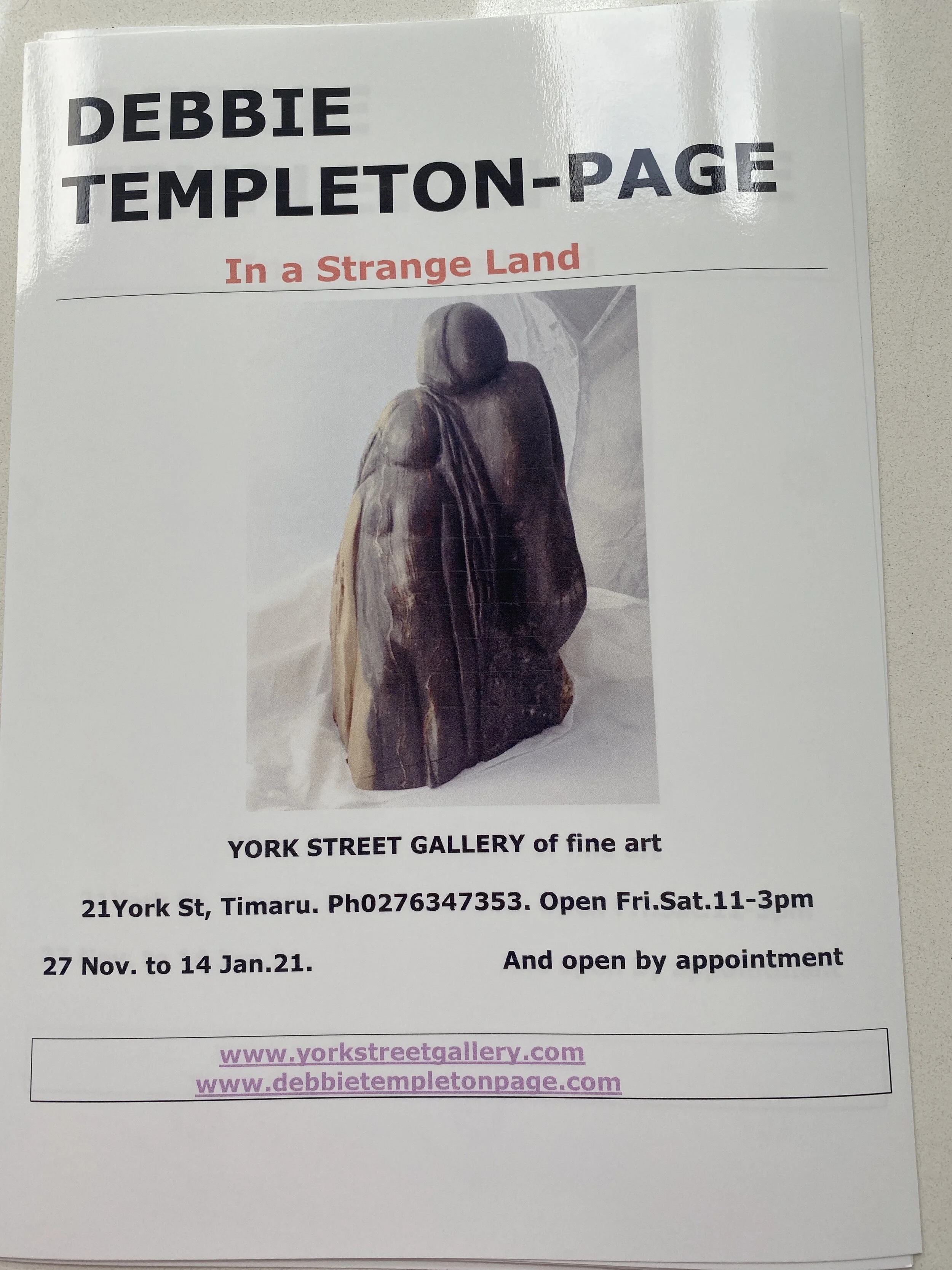 New exhibition 'In a Strange Land' Debbie Templeton-Page