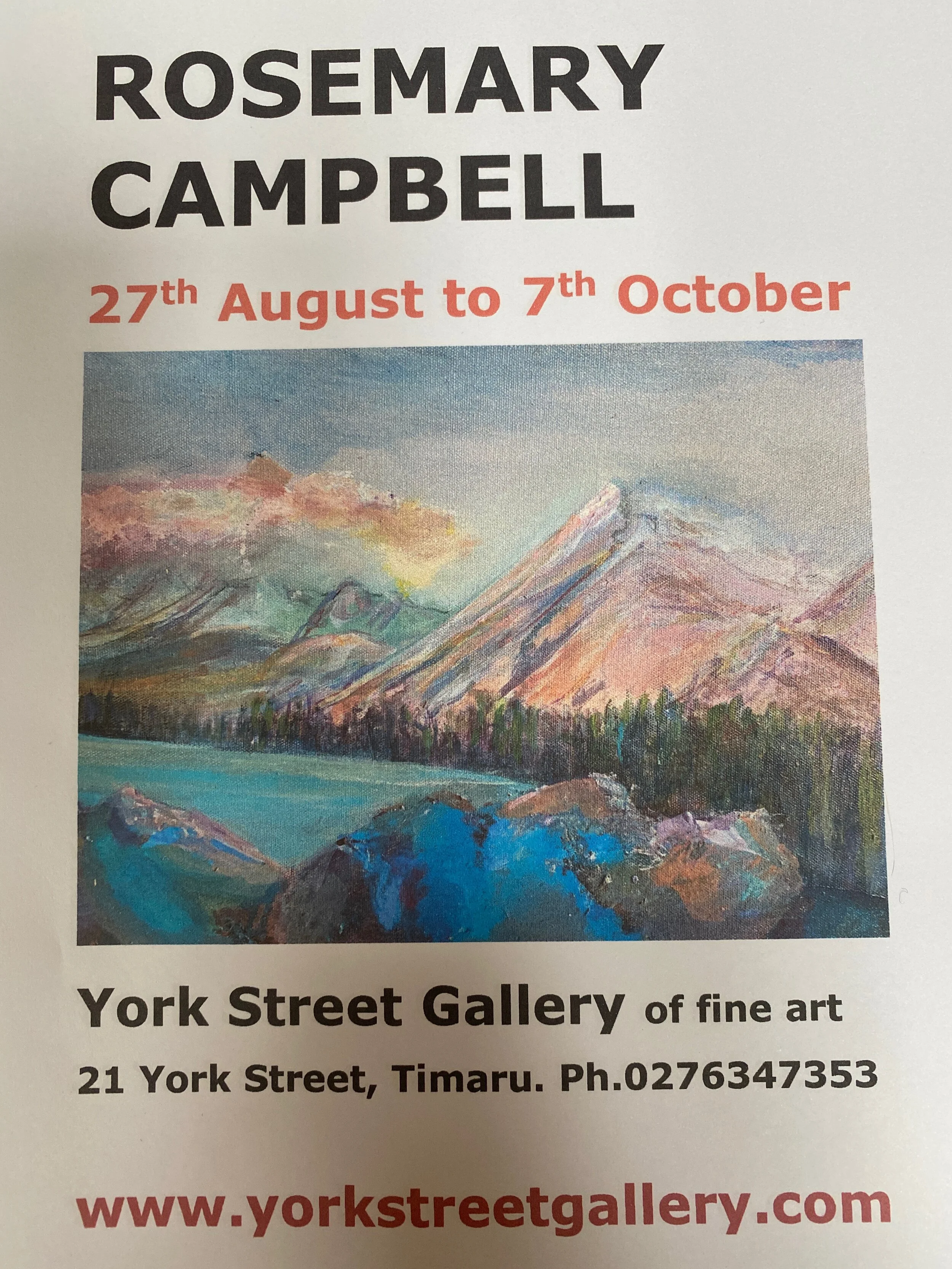 Rosemary Campbell exhibition