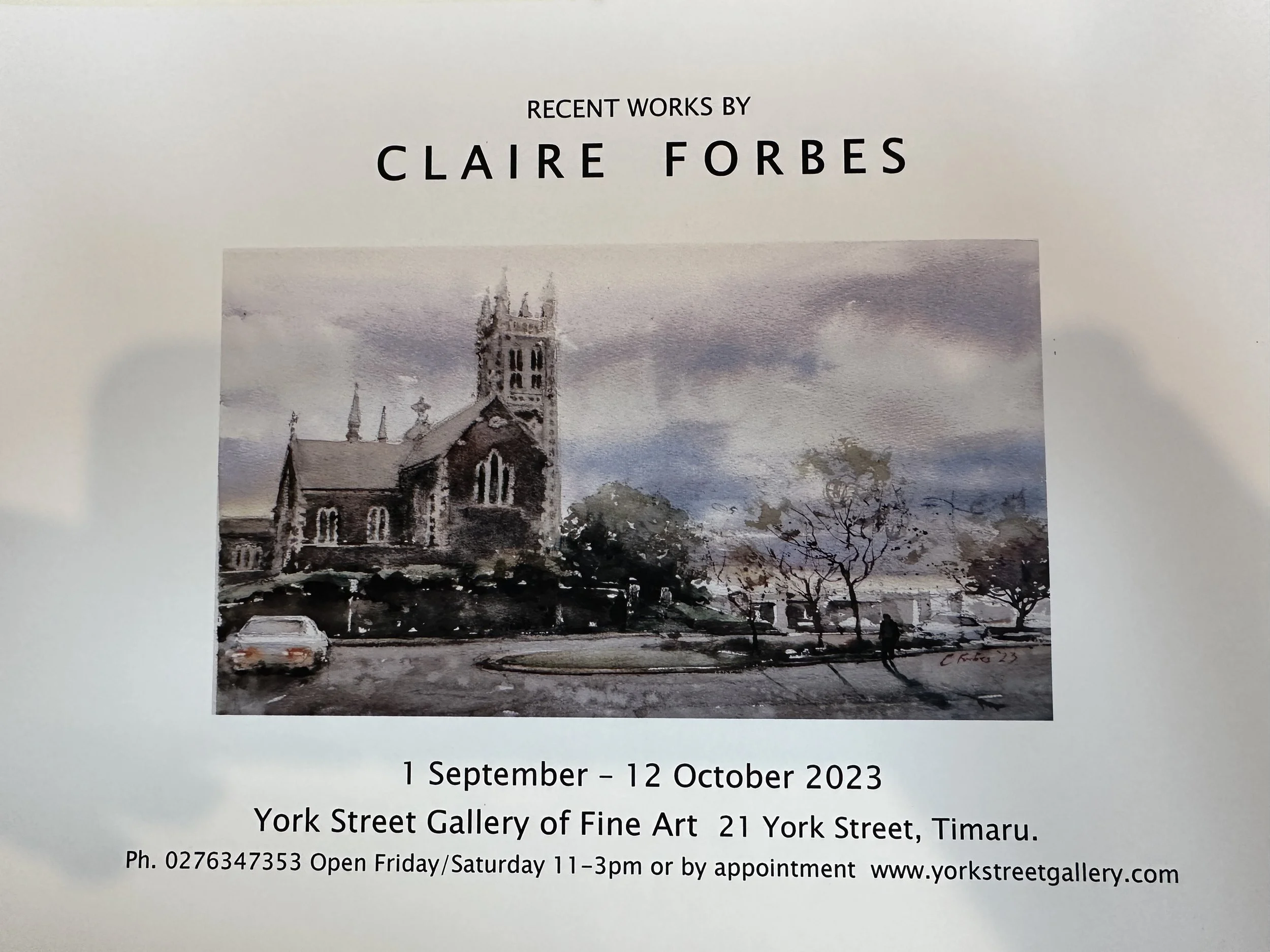 Claire Forbes Exhibition