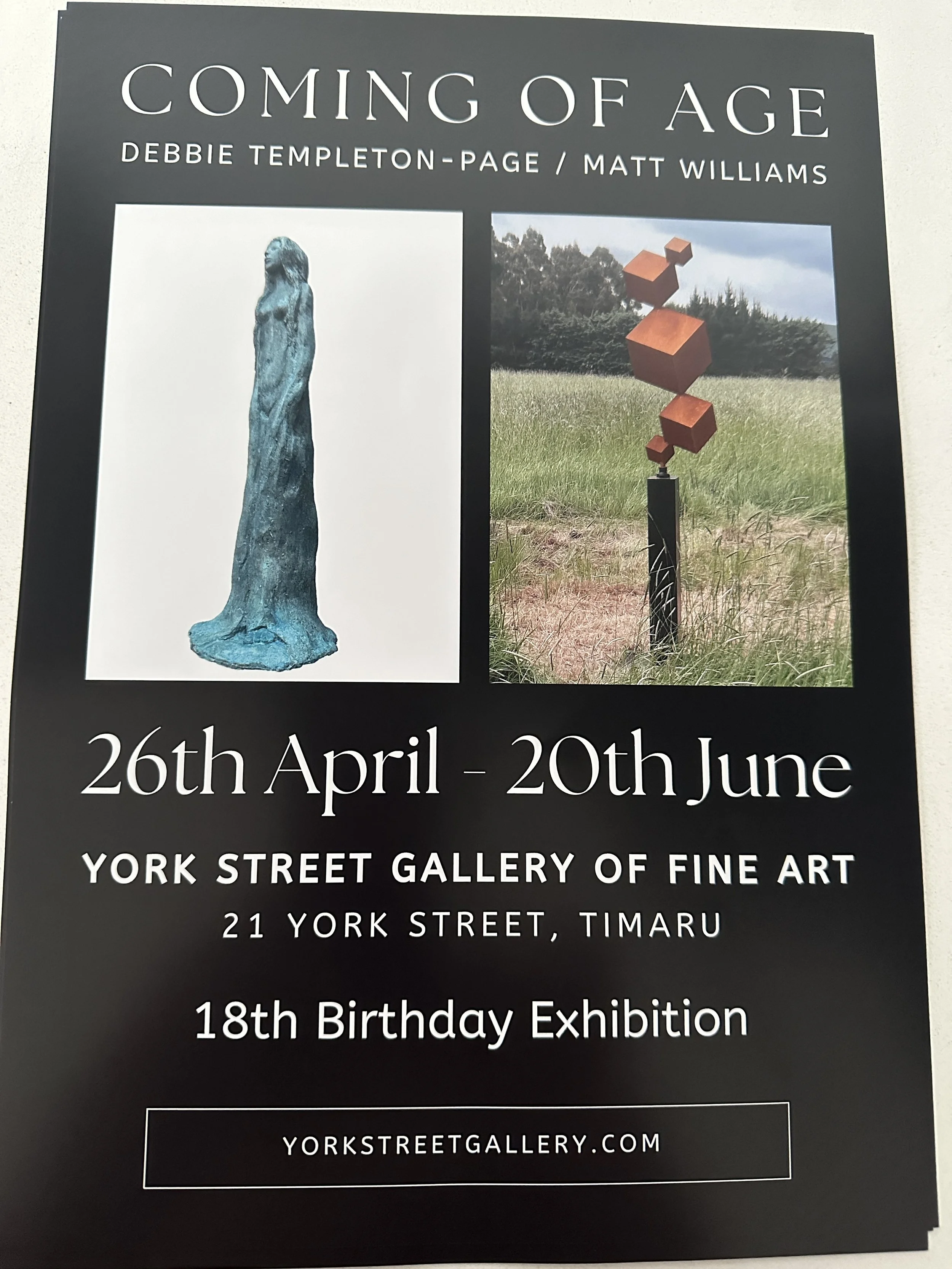 coming of age exhibition Debbie Templeton-Page\Matt Williams