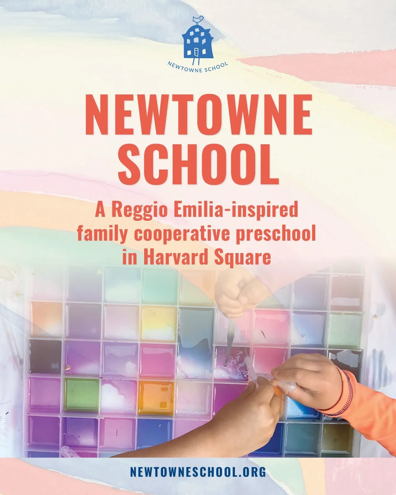 Children find meaning and joy through play. This foundation guides our approach to fostering curious and confident learners at our Reggio Emilia-inspired cooperative preschool in Harvard Square. 

Learn more: newtowneschool.org.