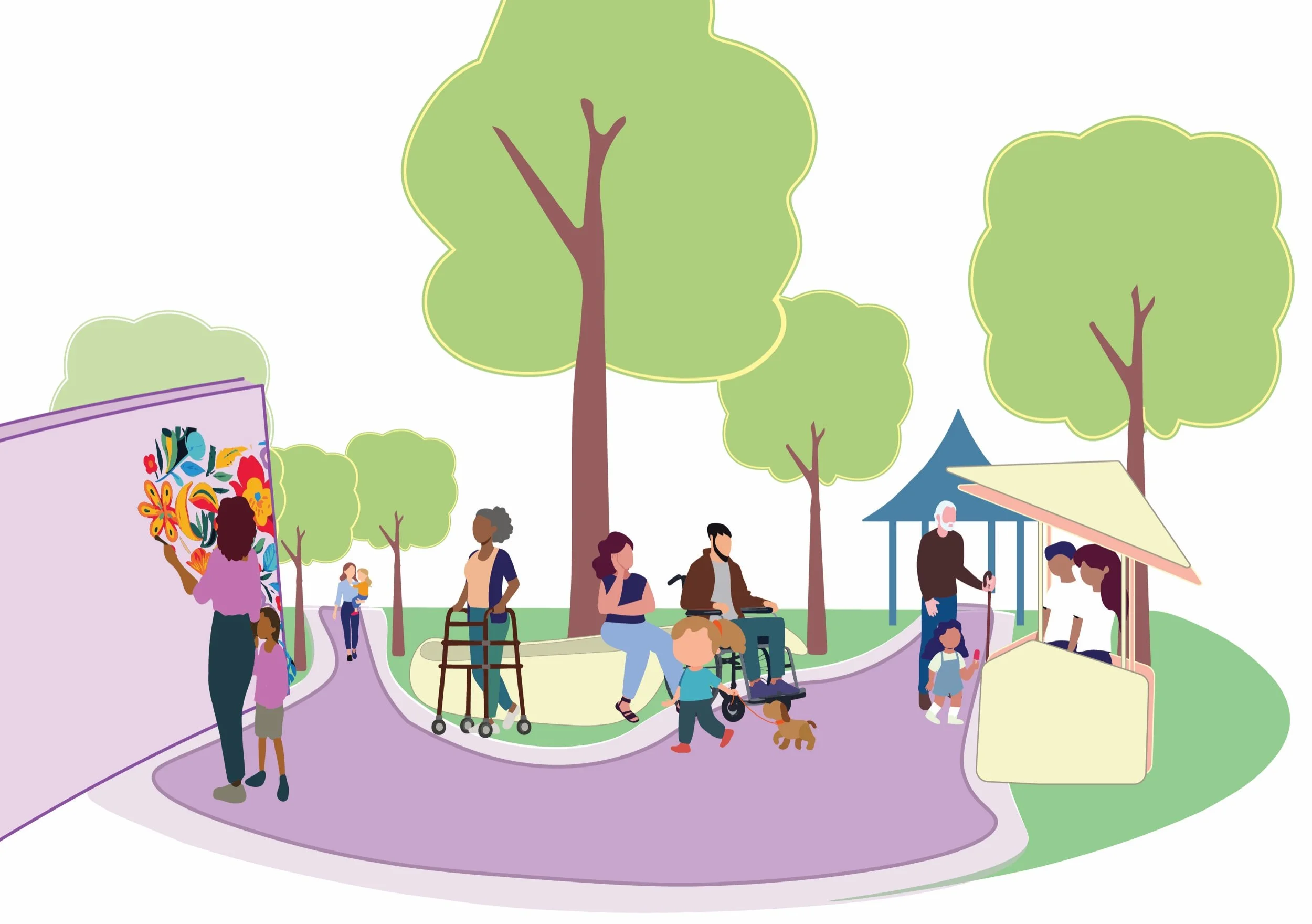 Greenway as a space for accessibility and belonging