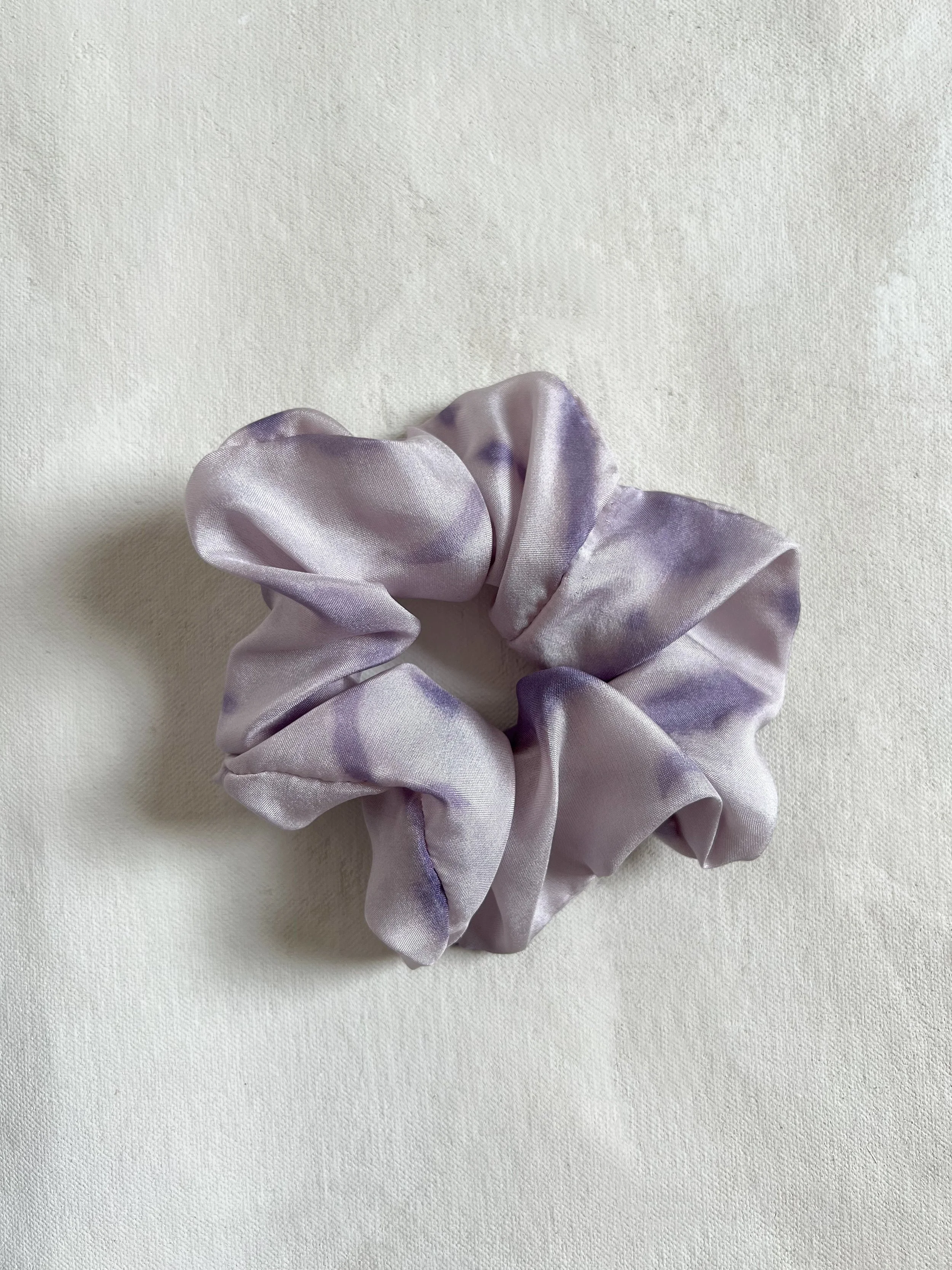 Large Violet Painted Scrunchy