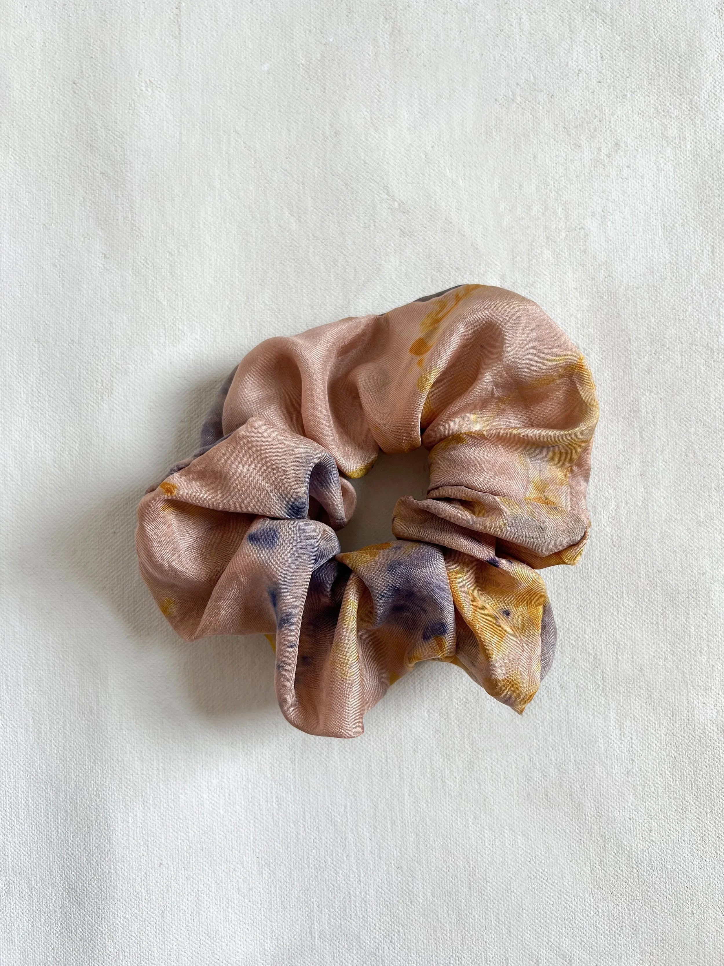 Large Rose Marbled Scrunchy