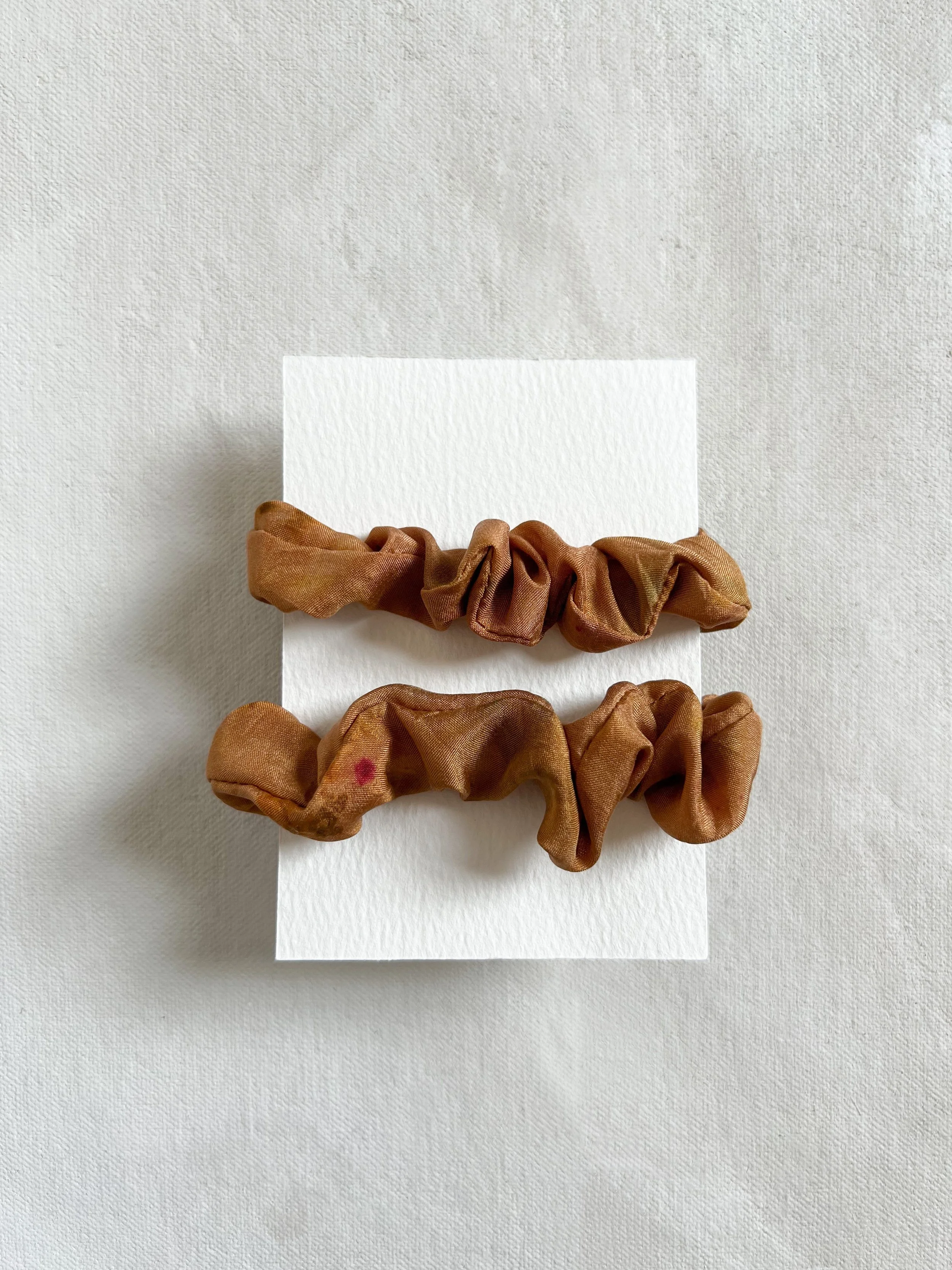 Small Copper Scrunchy Set