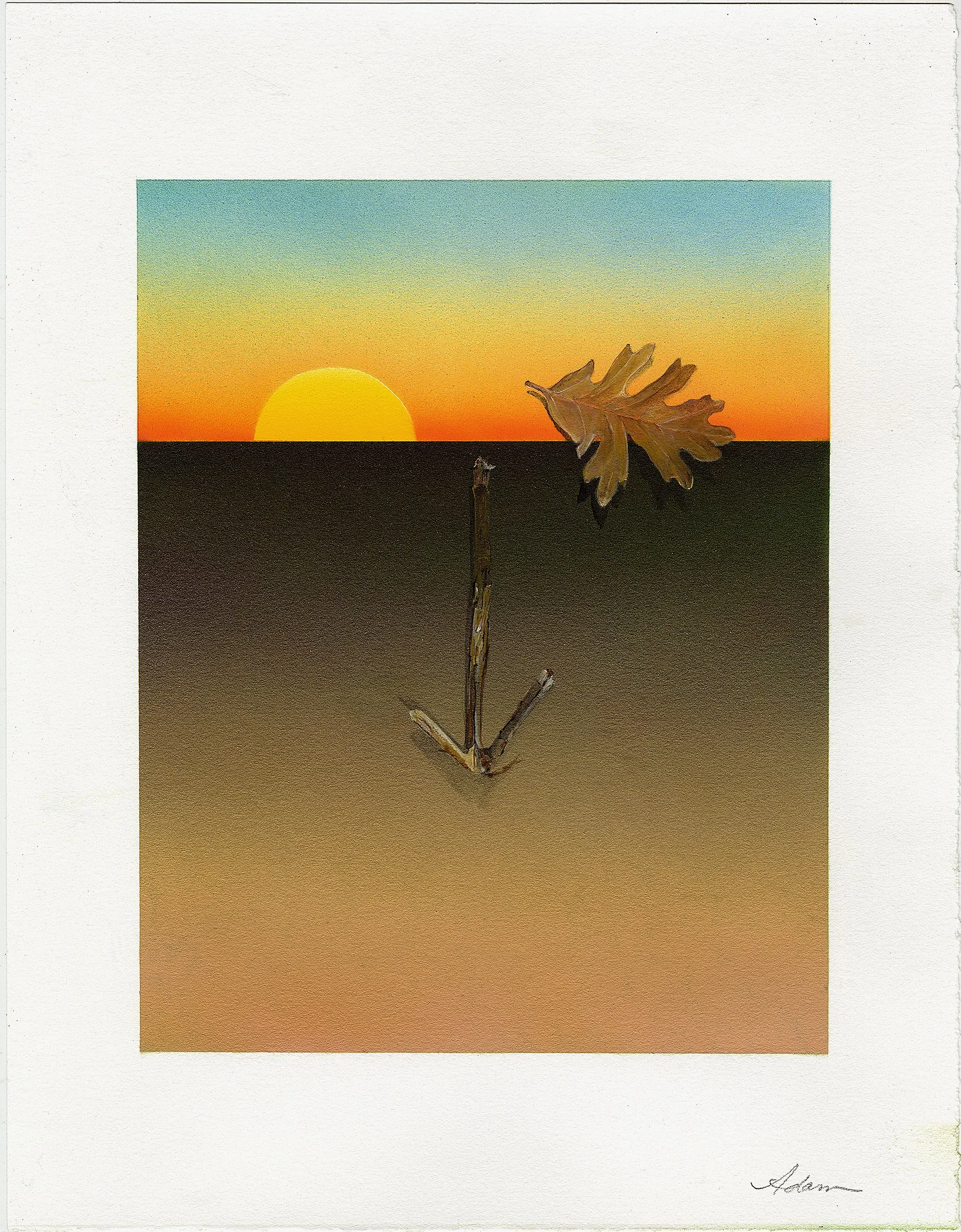 Adam, 17” x 11”, acrylic ink, watercolor & gouache on paper, 2025